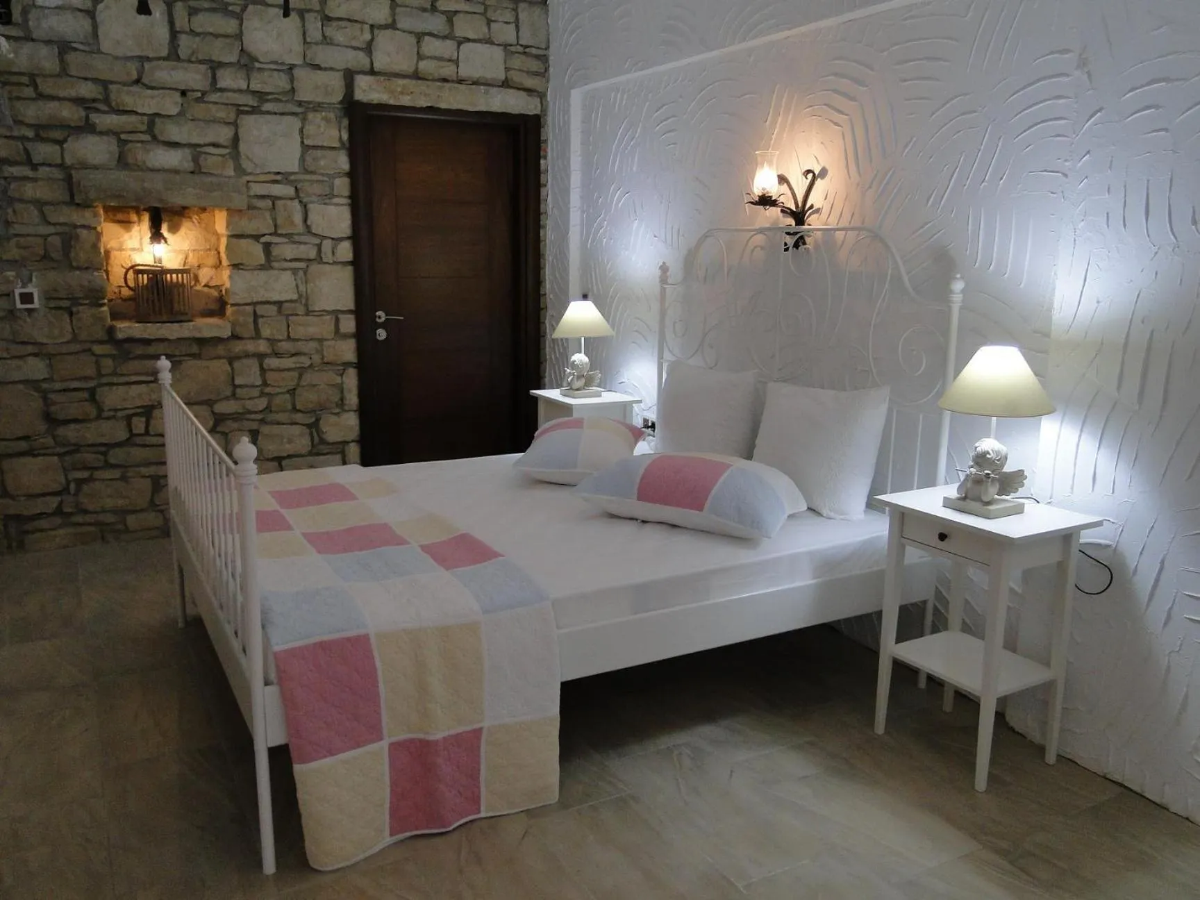 Bed in The Stone Castle Boutique Hotel