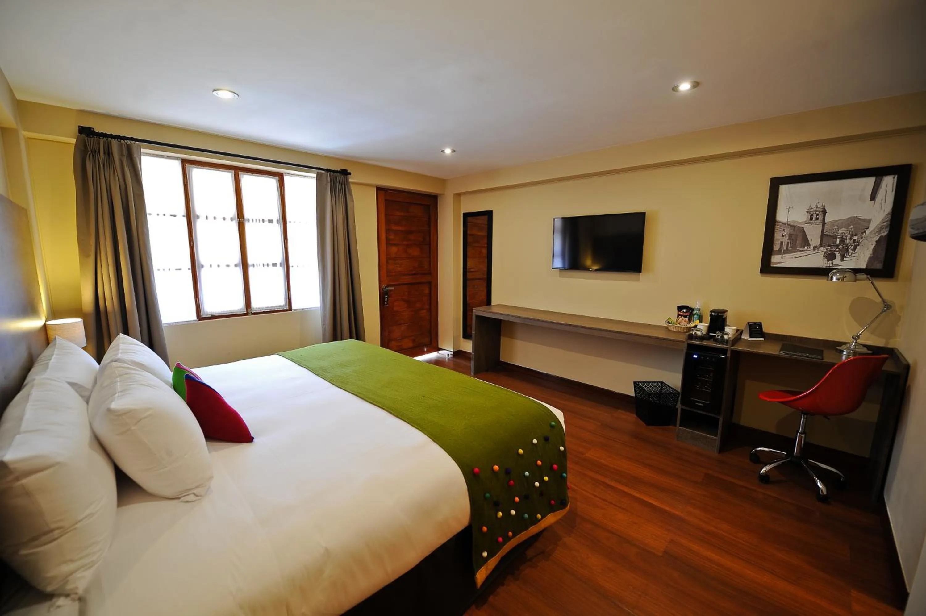 Bed in Union Hotel Cusco