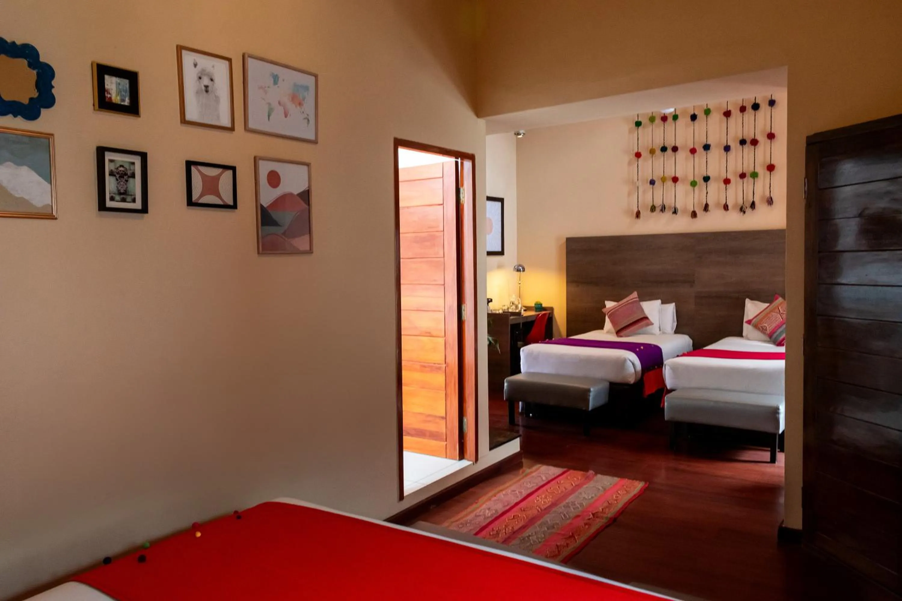 Bed in Union Hotel Cusco