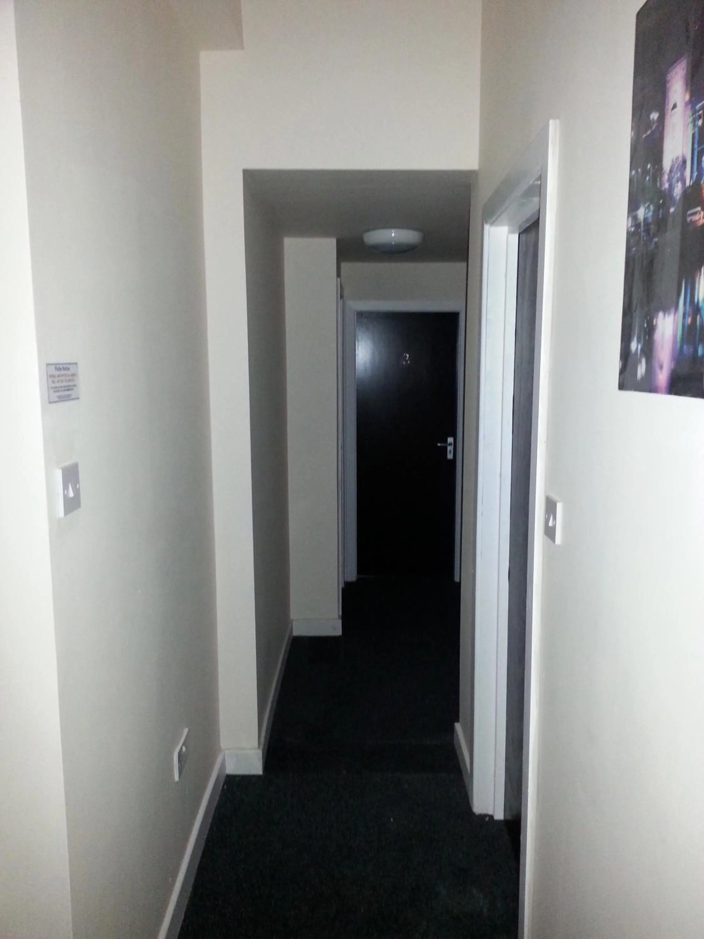 Decorative detail in Budget Hostel