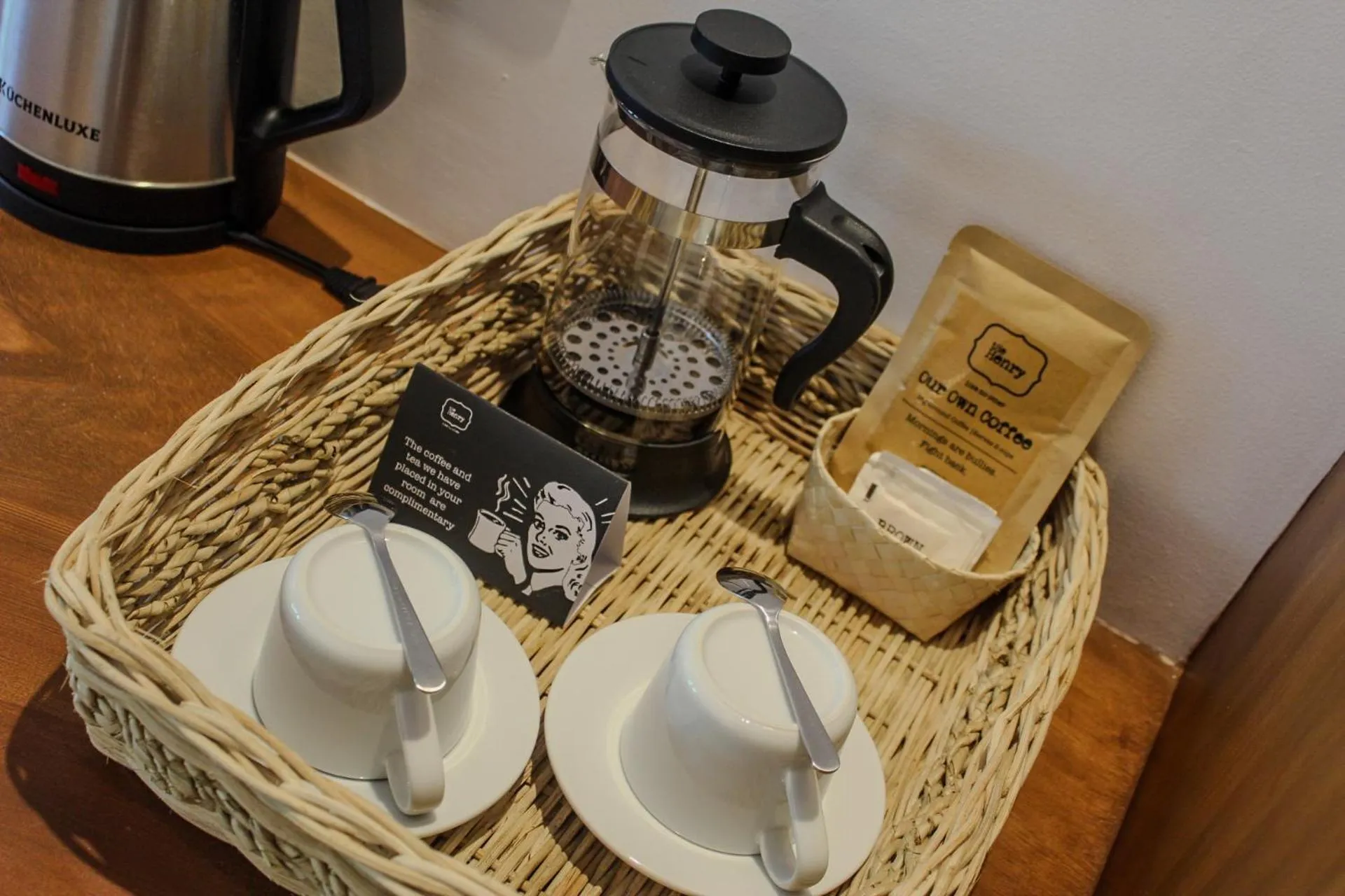 Coffee/tea facilities in The Henry Resort Siargao at Kermit