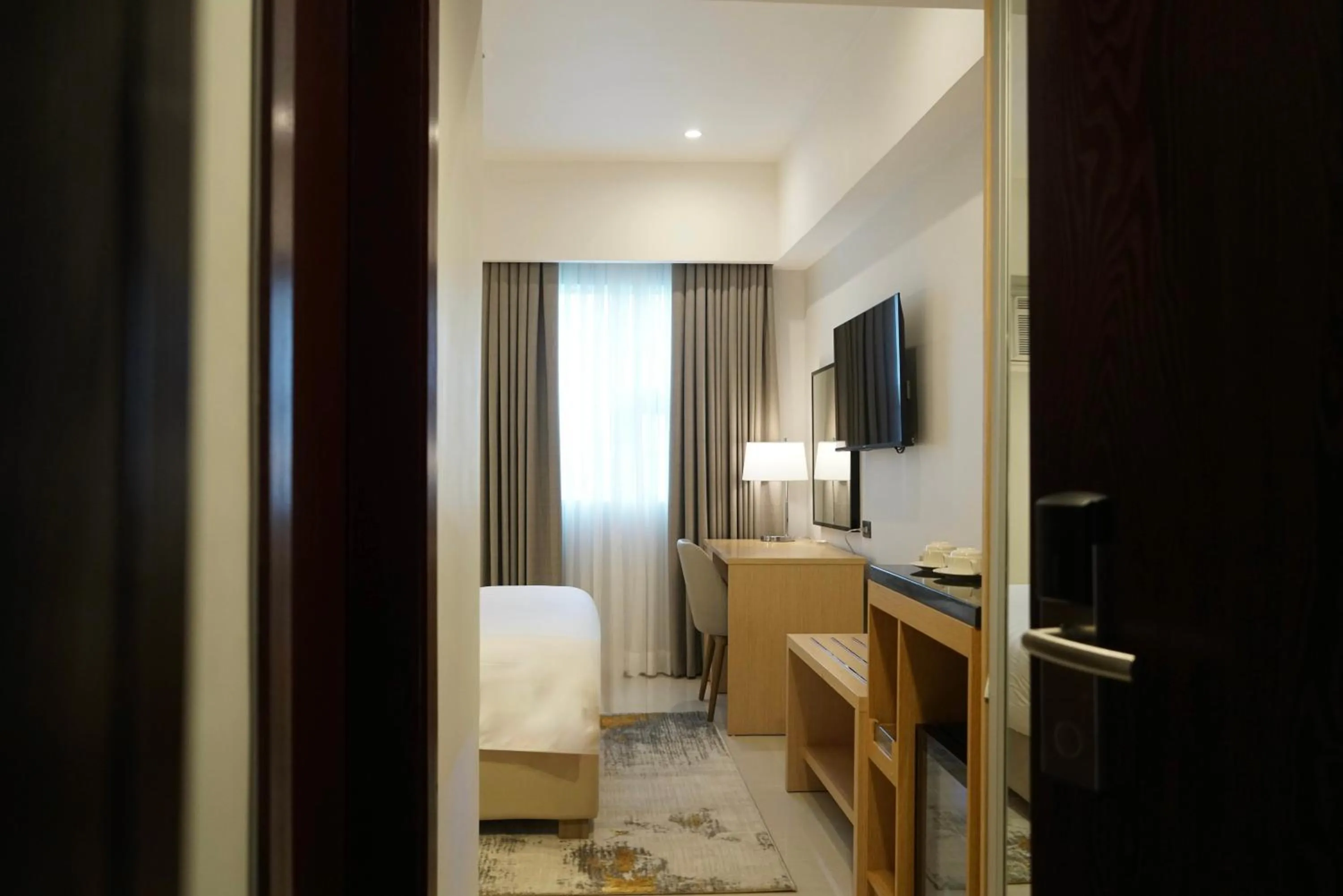 TV and multimedia, Bed in Amarah Hotel