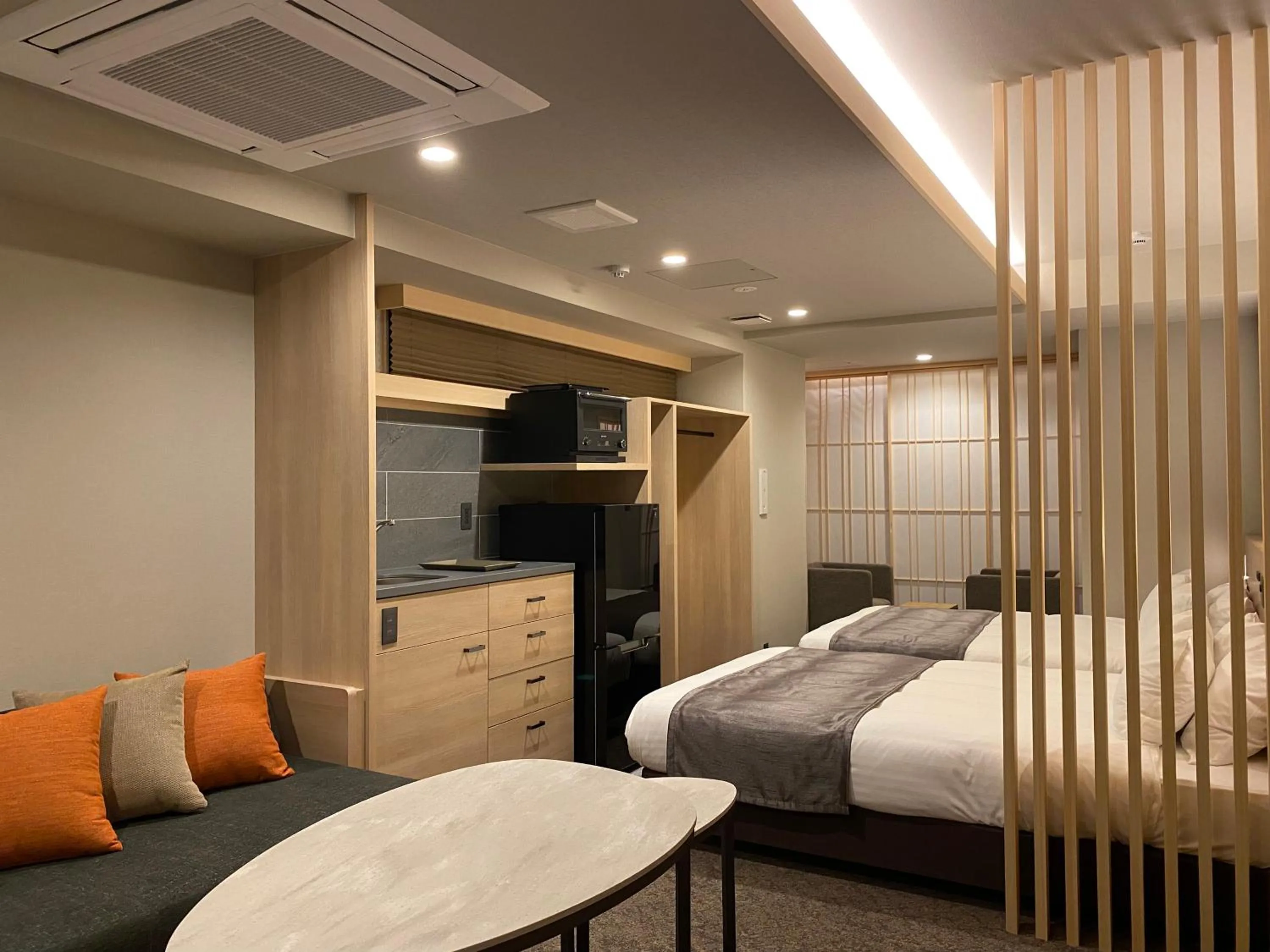 Bed in Premium Apart MONday KYOTO GOJO