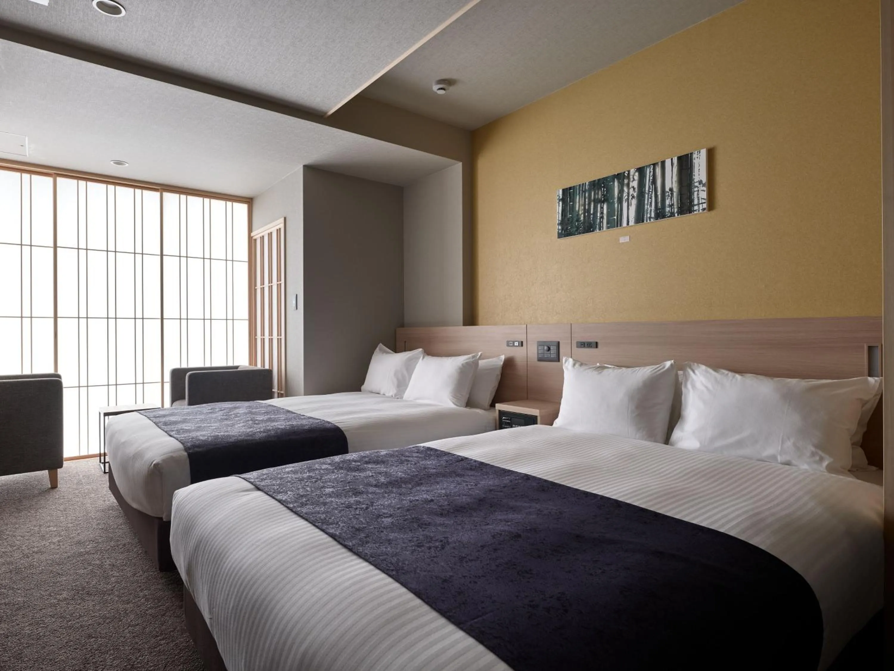 Bed in Premium Apart MONday KYOTO GOJO