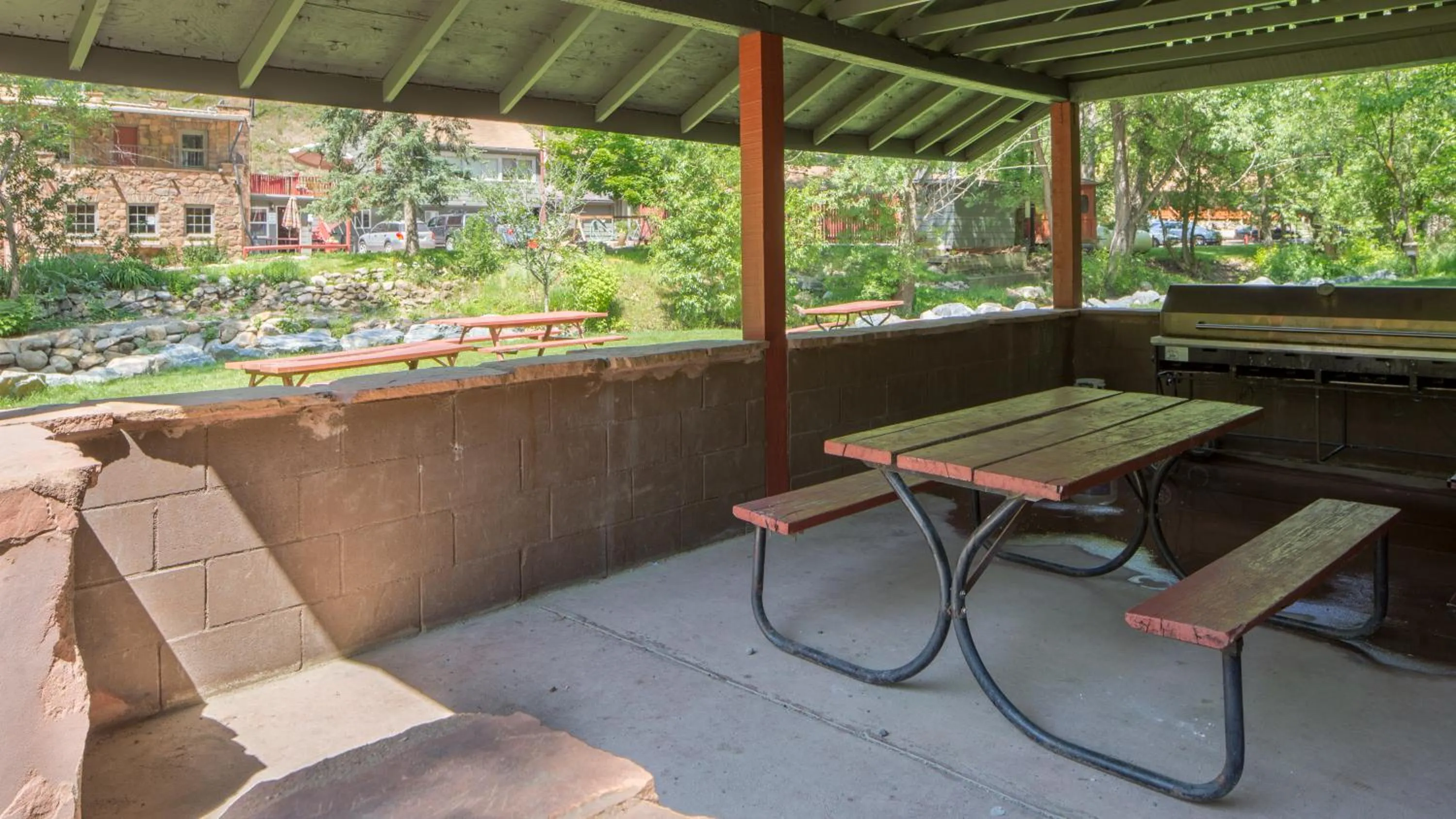 Patio in A-Lodge Boulder