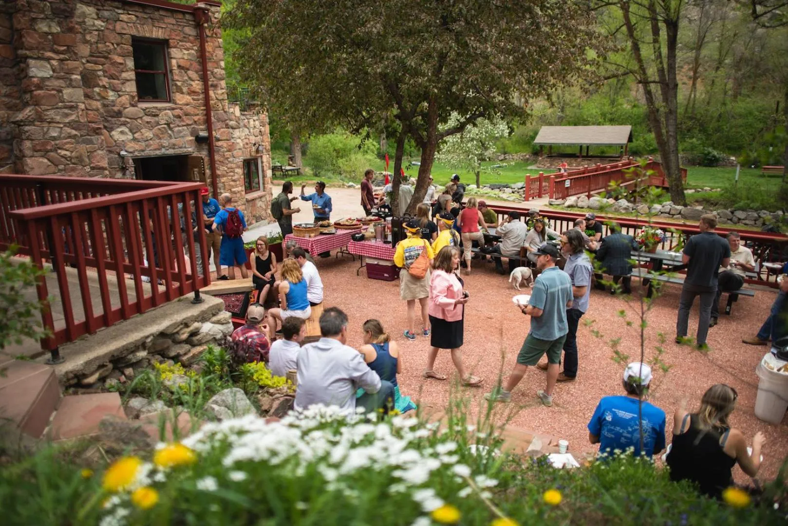 Patio in A-Lodge Boulder