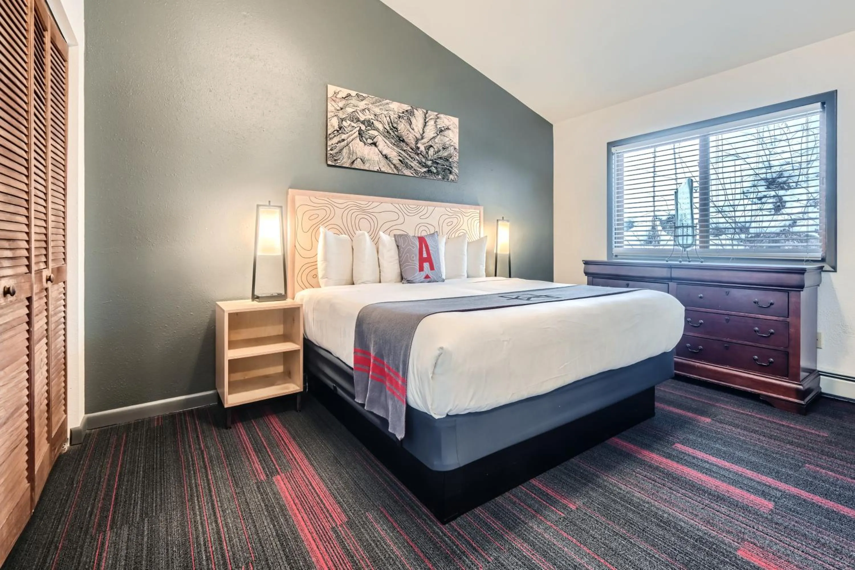 Bedroom, Bed in A-Lodge Boulder