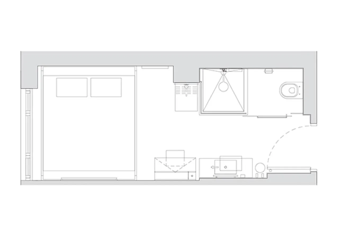 Floor plan in Arlo SoHo