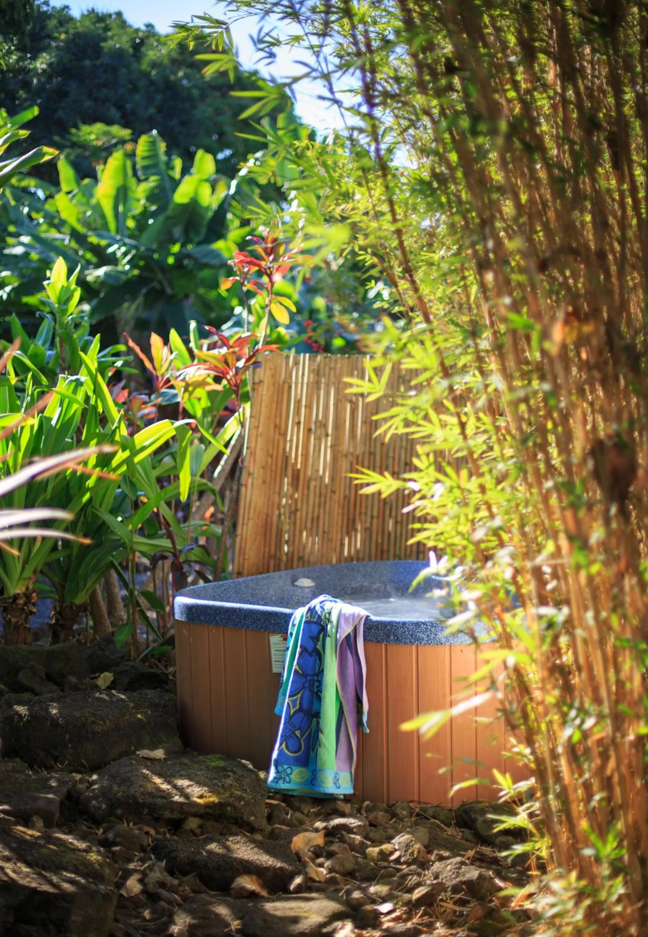 Hot Tub in Holualoa Inn