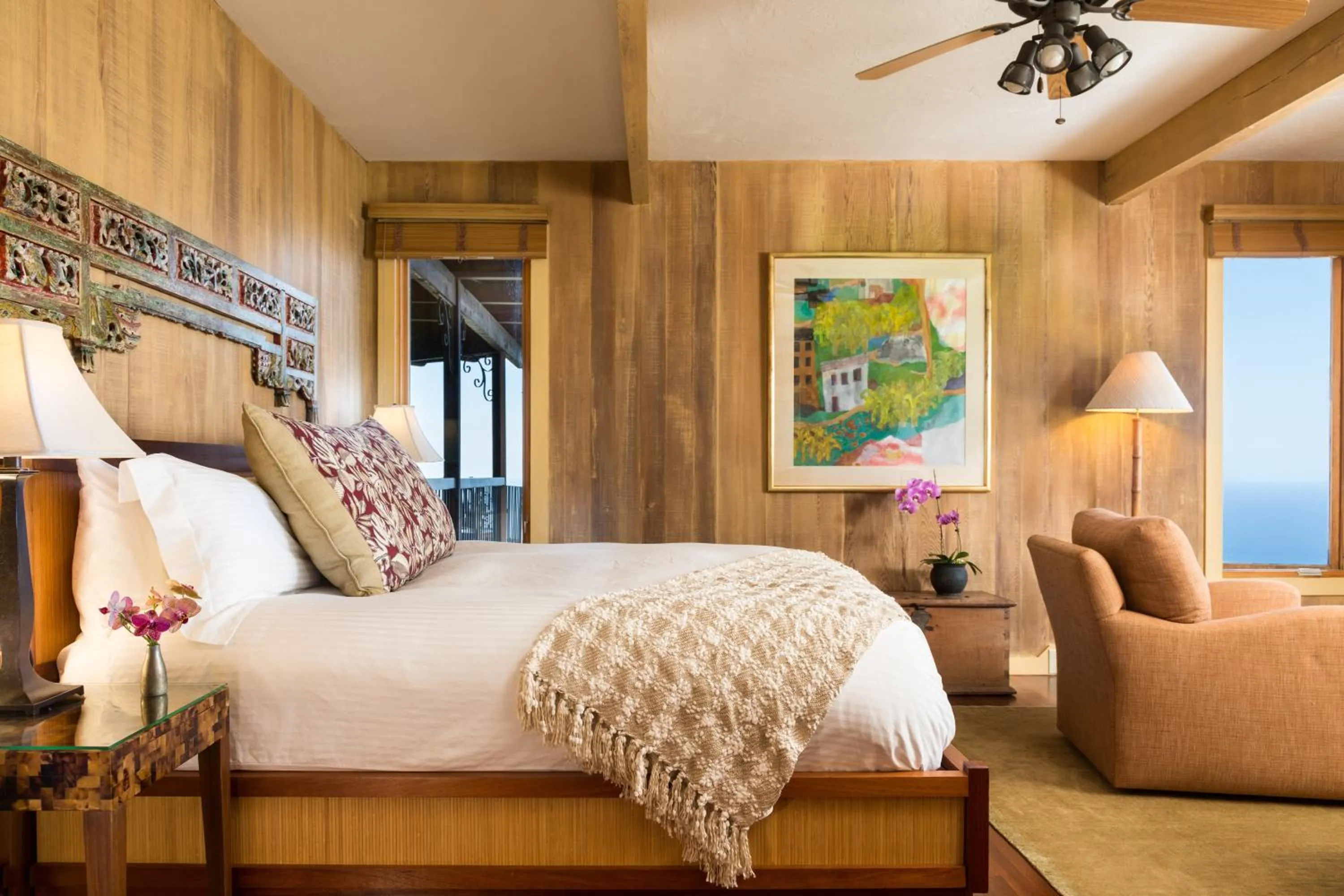 Bedroom, Bed in Holualoa Inn