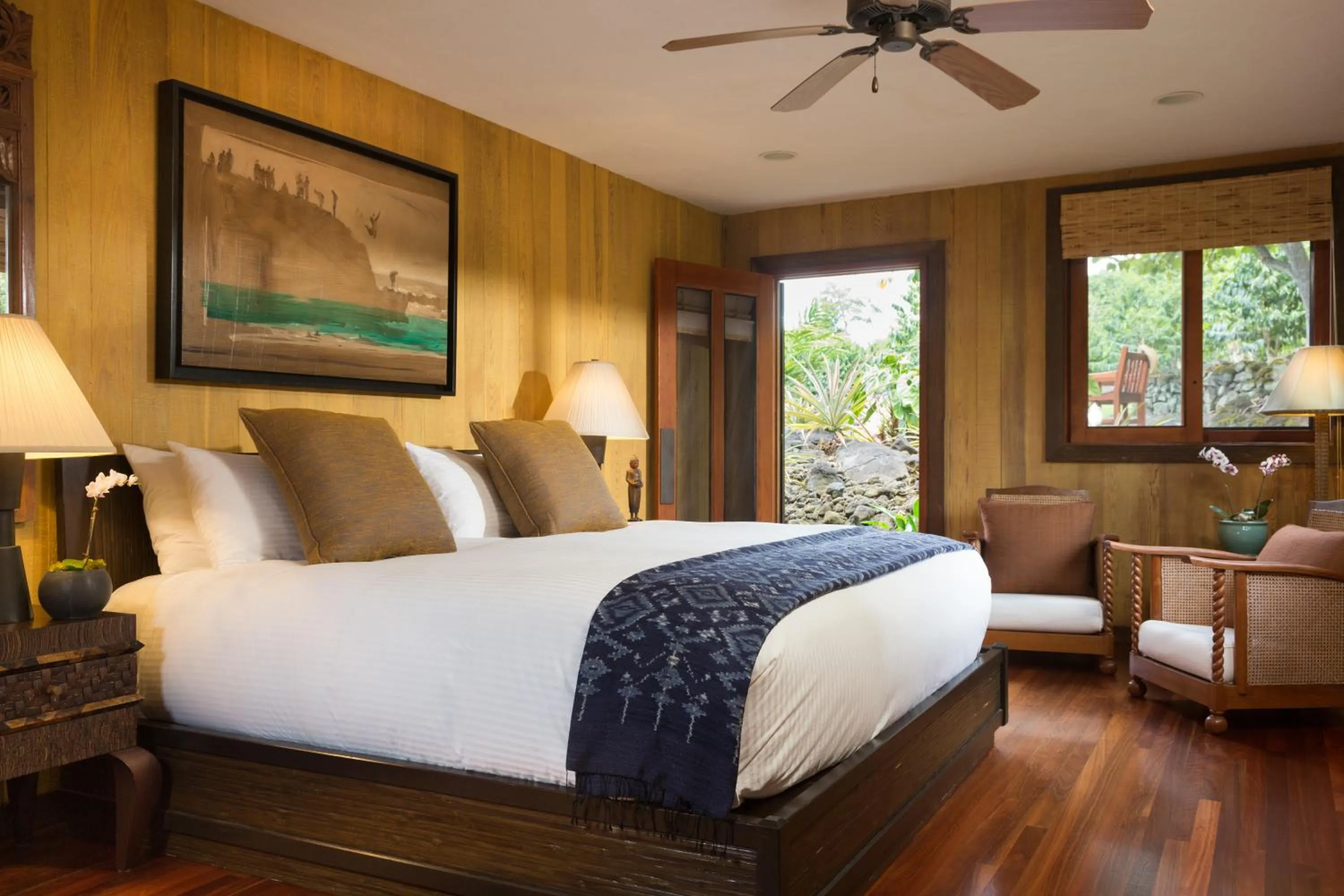 Bedroom, Bed in Holualoa Inn