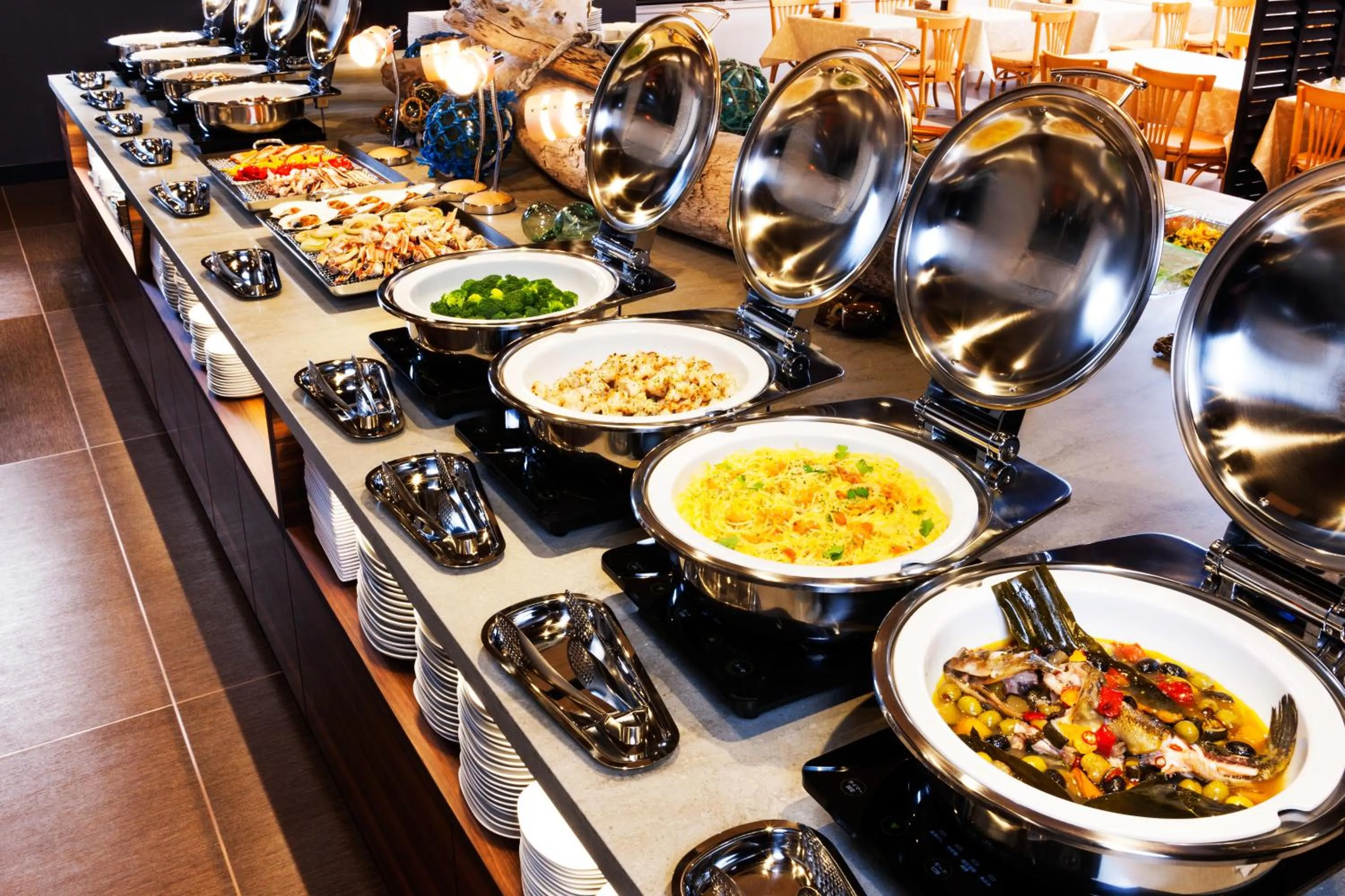 Dinner in Island Inn Rishiri