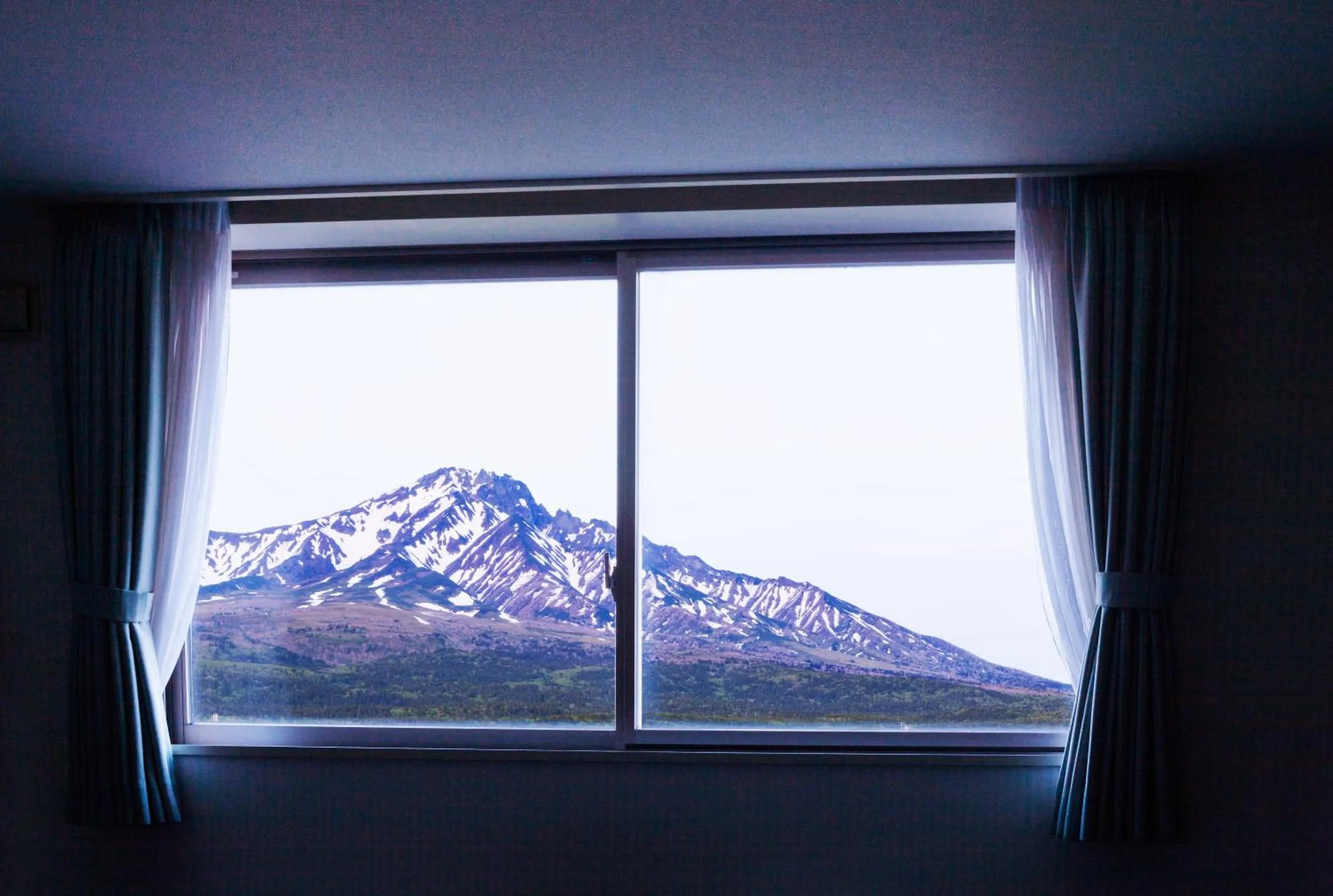 Mountain view in Island Inn Rishiri