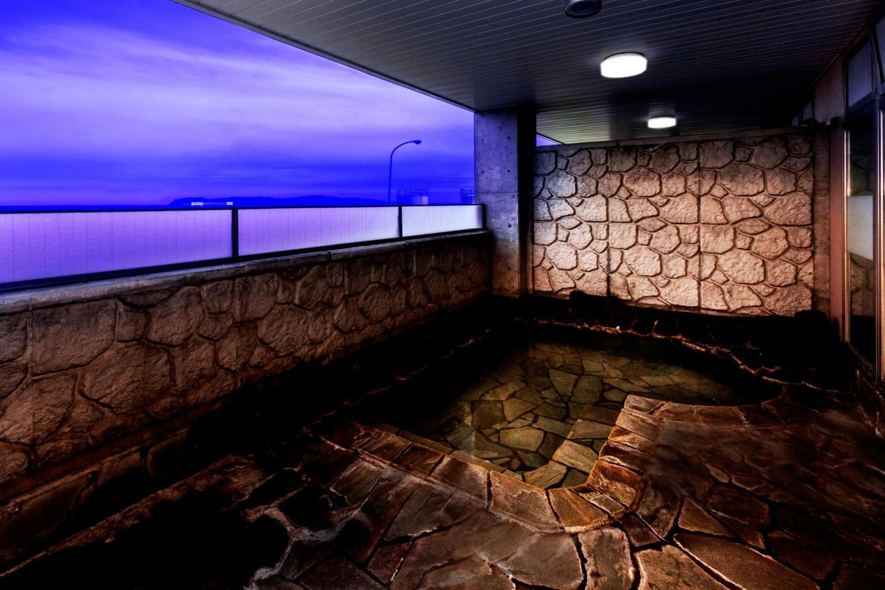 Hot Spring Bath in Island Inn Rishiri