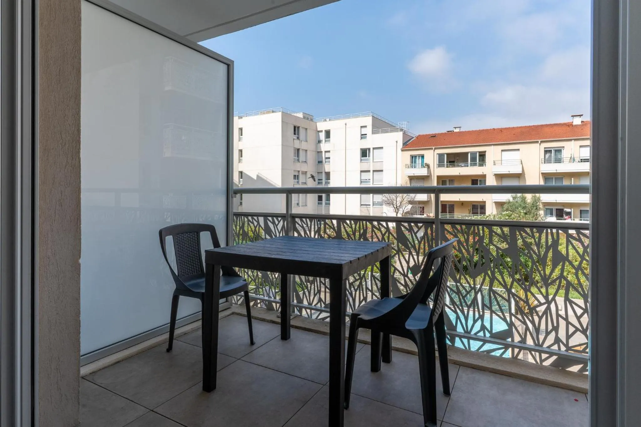 Balcony/Terrace in Zenitude Quality Aparthotel Nice