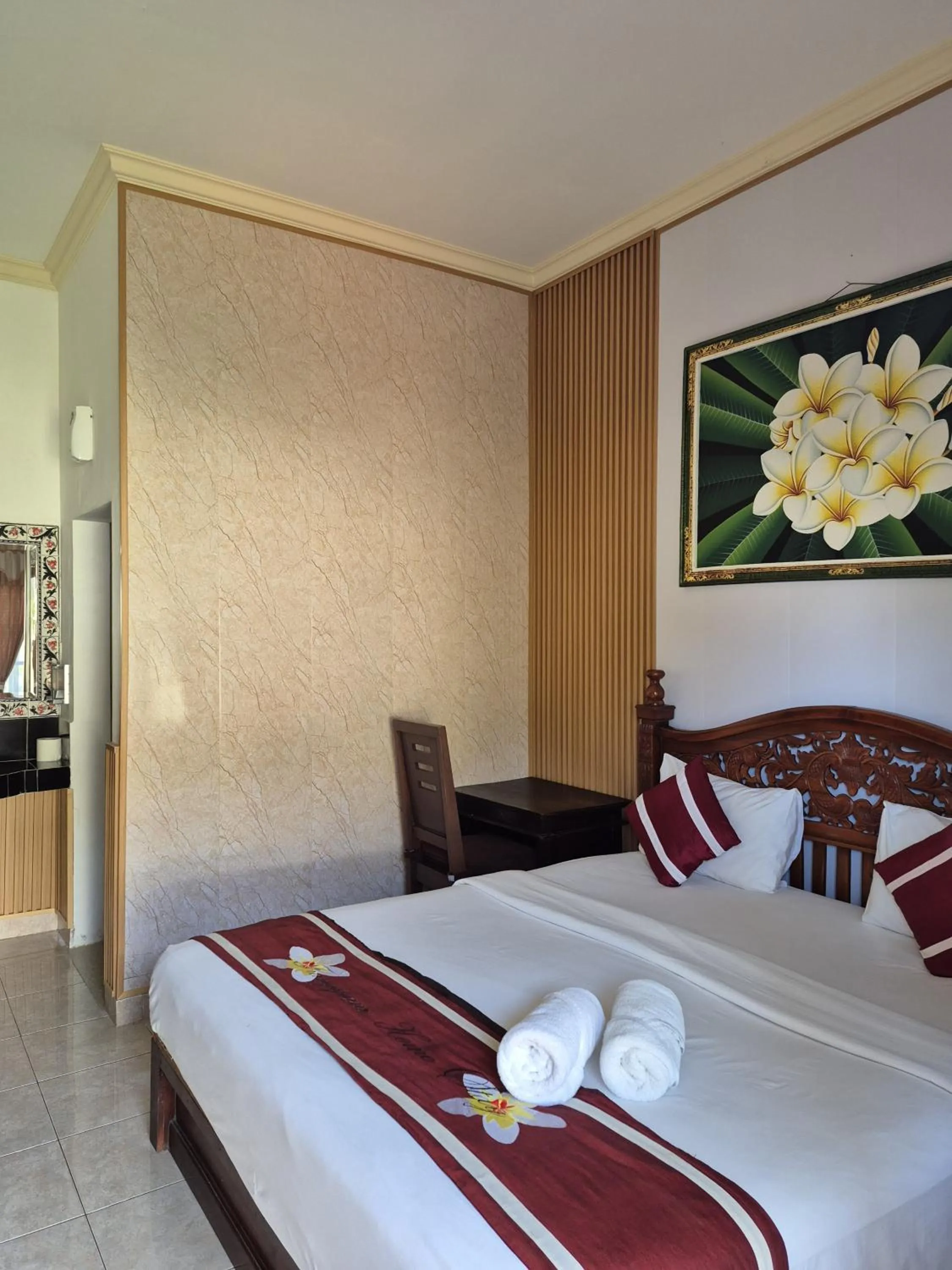 Bed in Frangipani Homestay