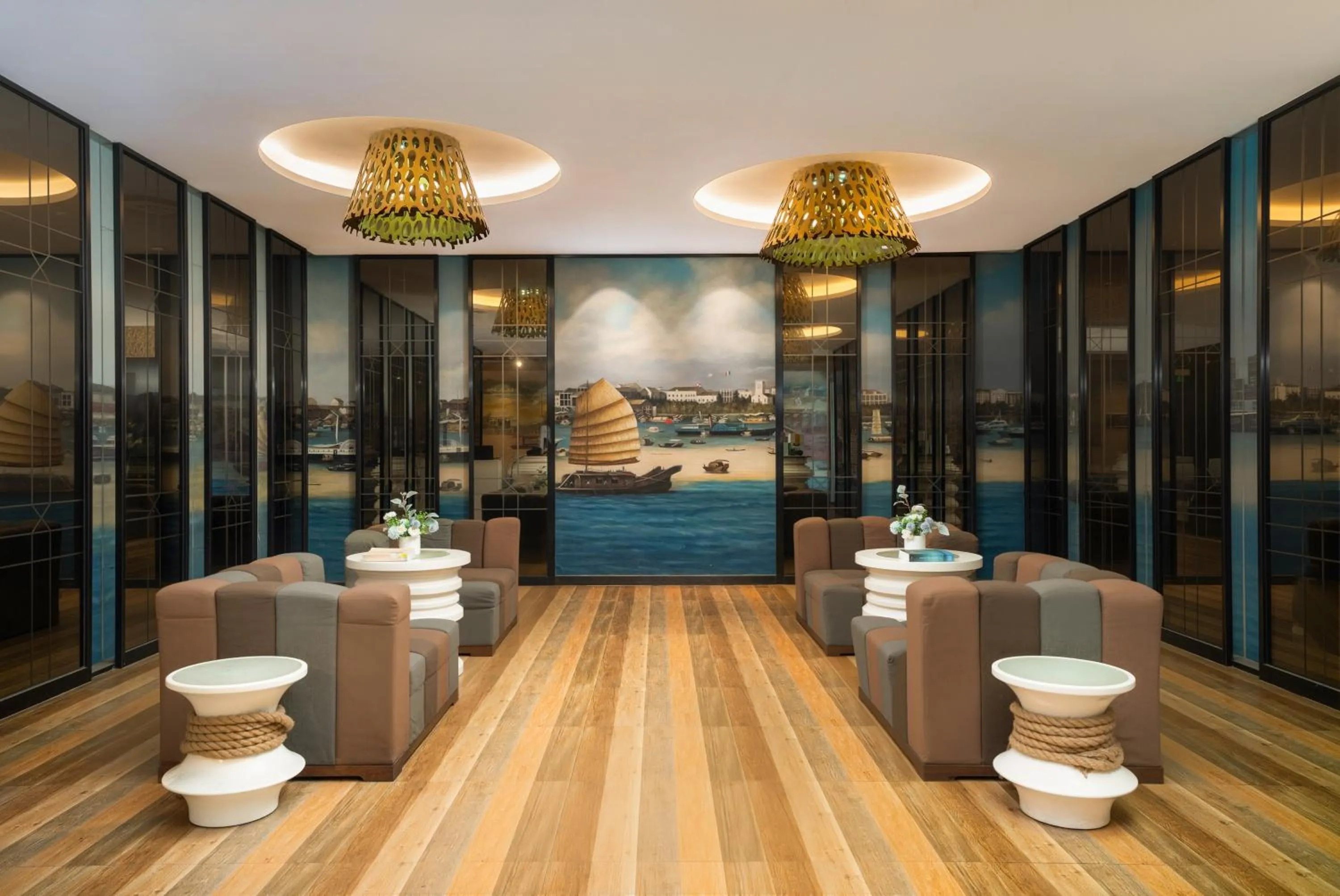 Seating area in 广州岭南五号酒店 LN Hotel Five