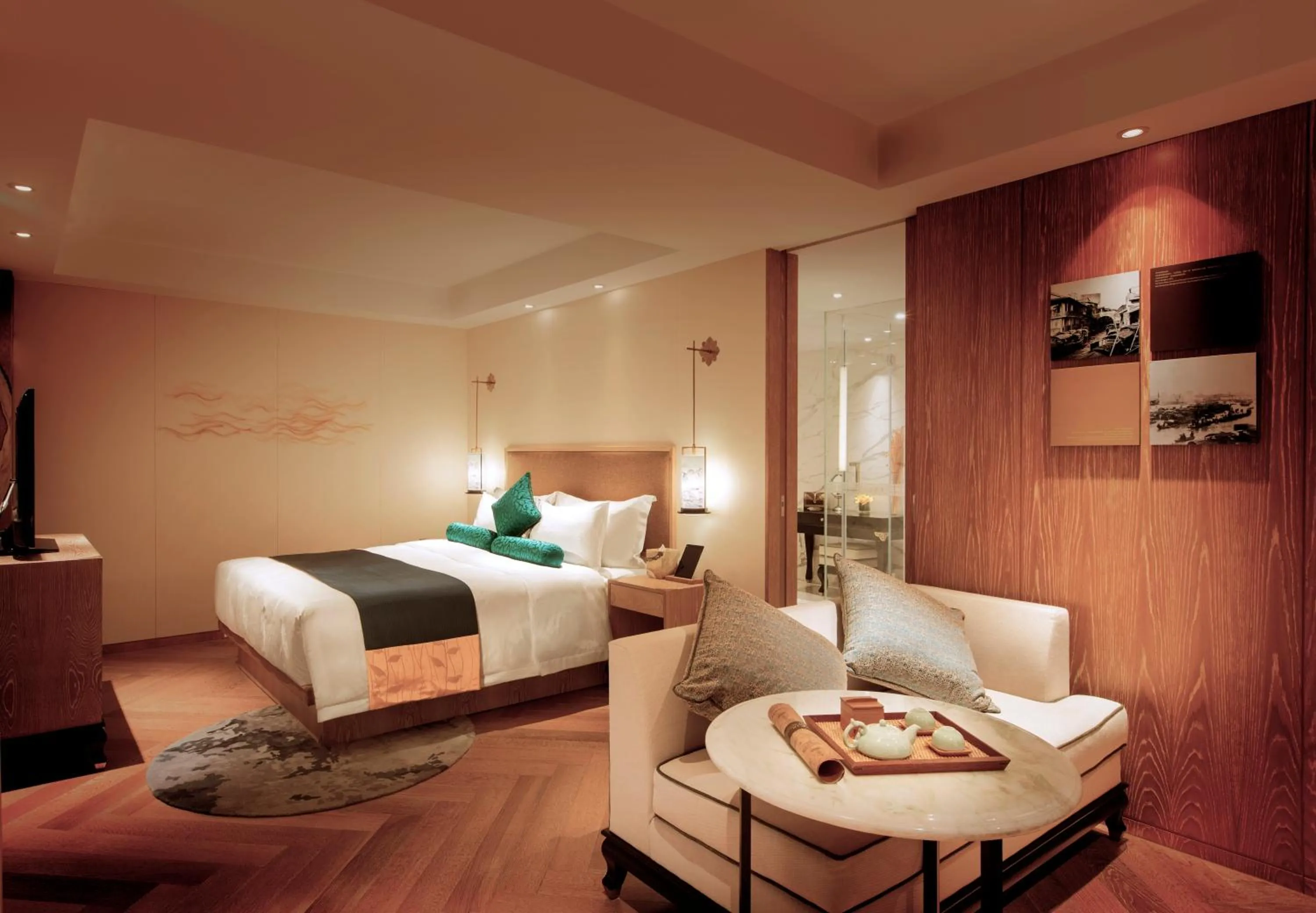 Bedroom, Bed in 广州岭南五号酒店 LN Hotel Five