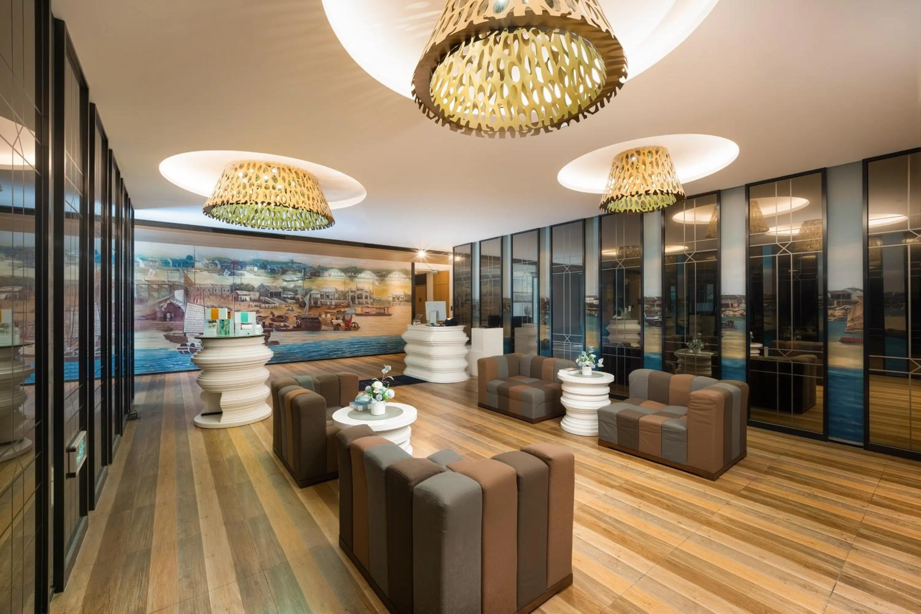 Lobby or reception in 广州岭南五号酒店 LN Hotel Five