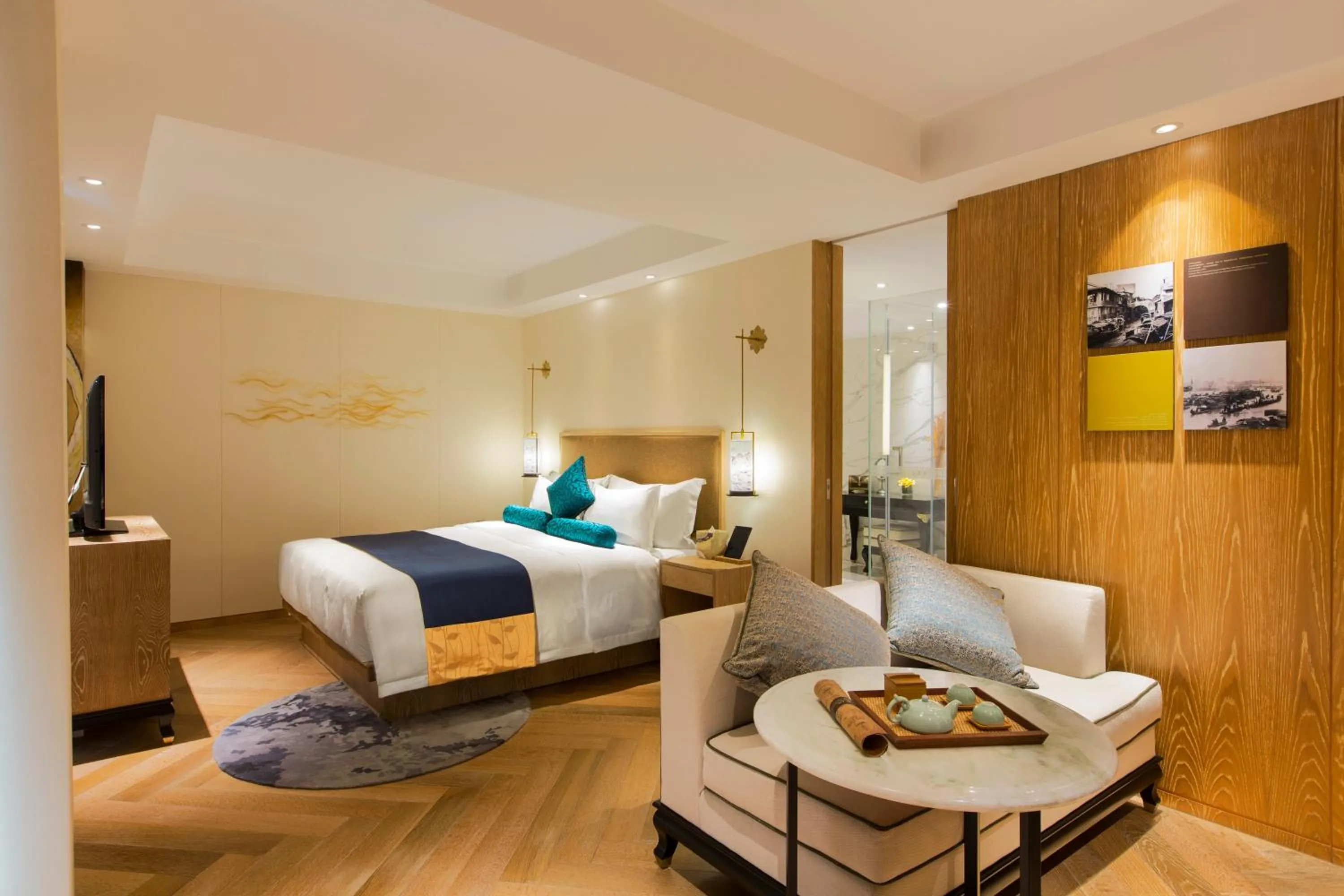 Bedroom, Bed in 广州岭南五号酒店 LN Hotel Five