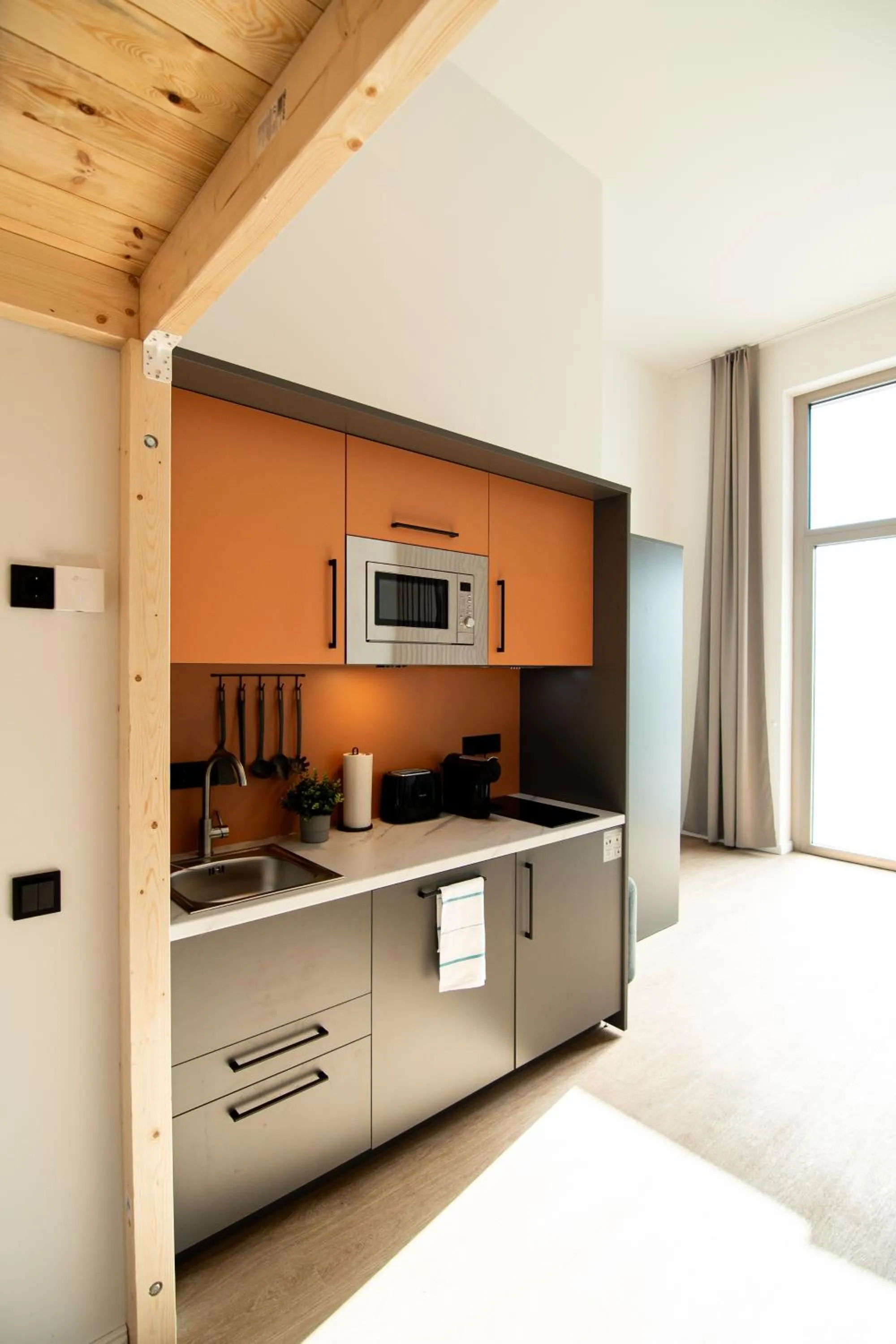 Coffee/tea facilities in Homaris Apartments Winterhude