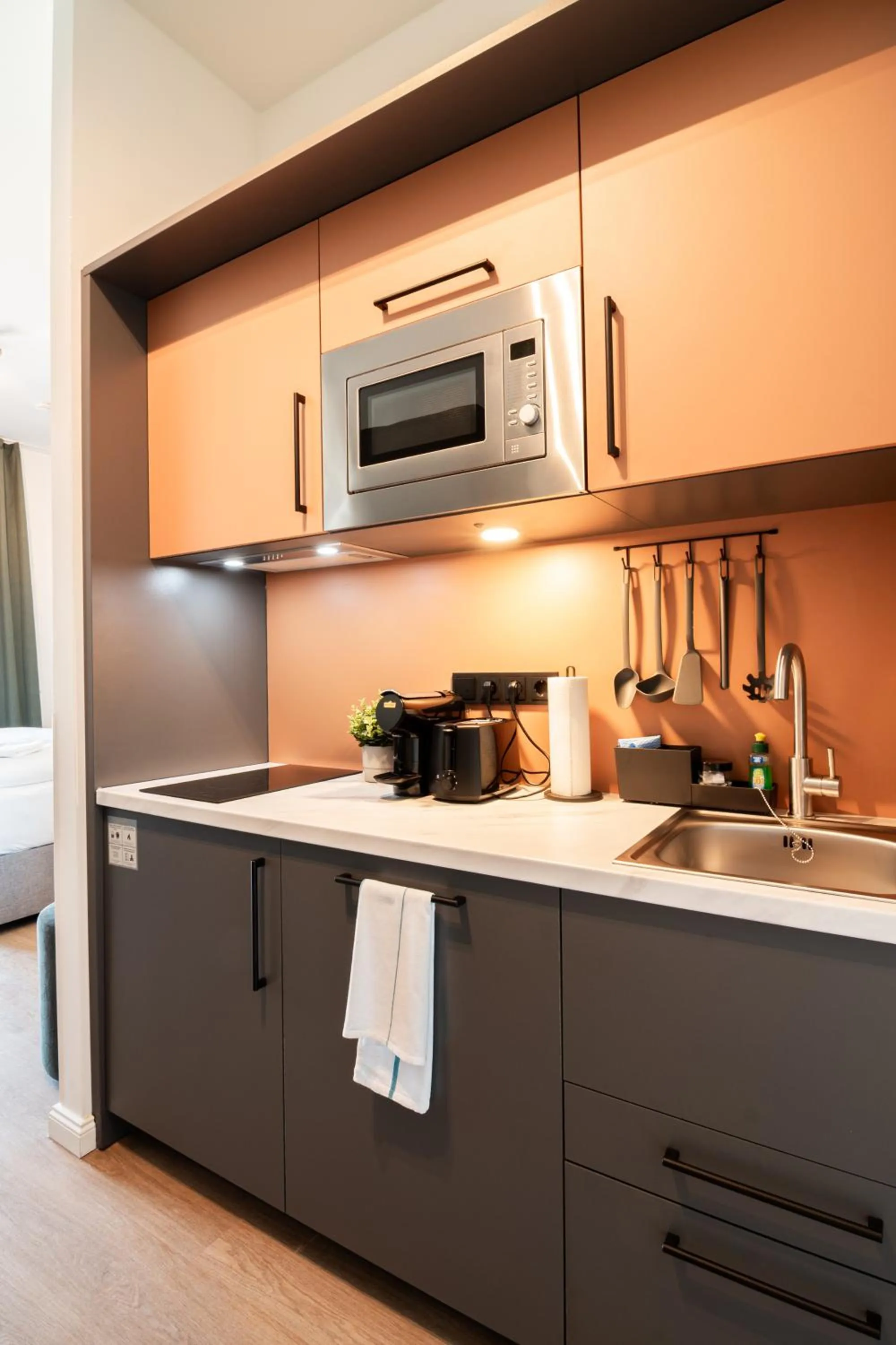 Coffee/tea facilities in Homaris Apartments Winterhude