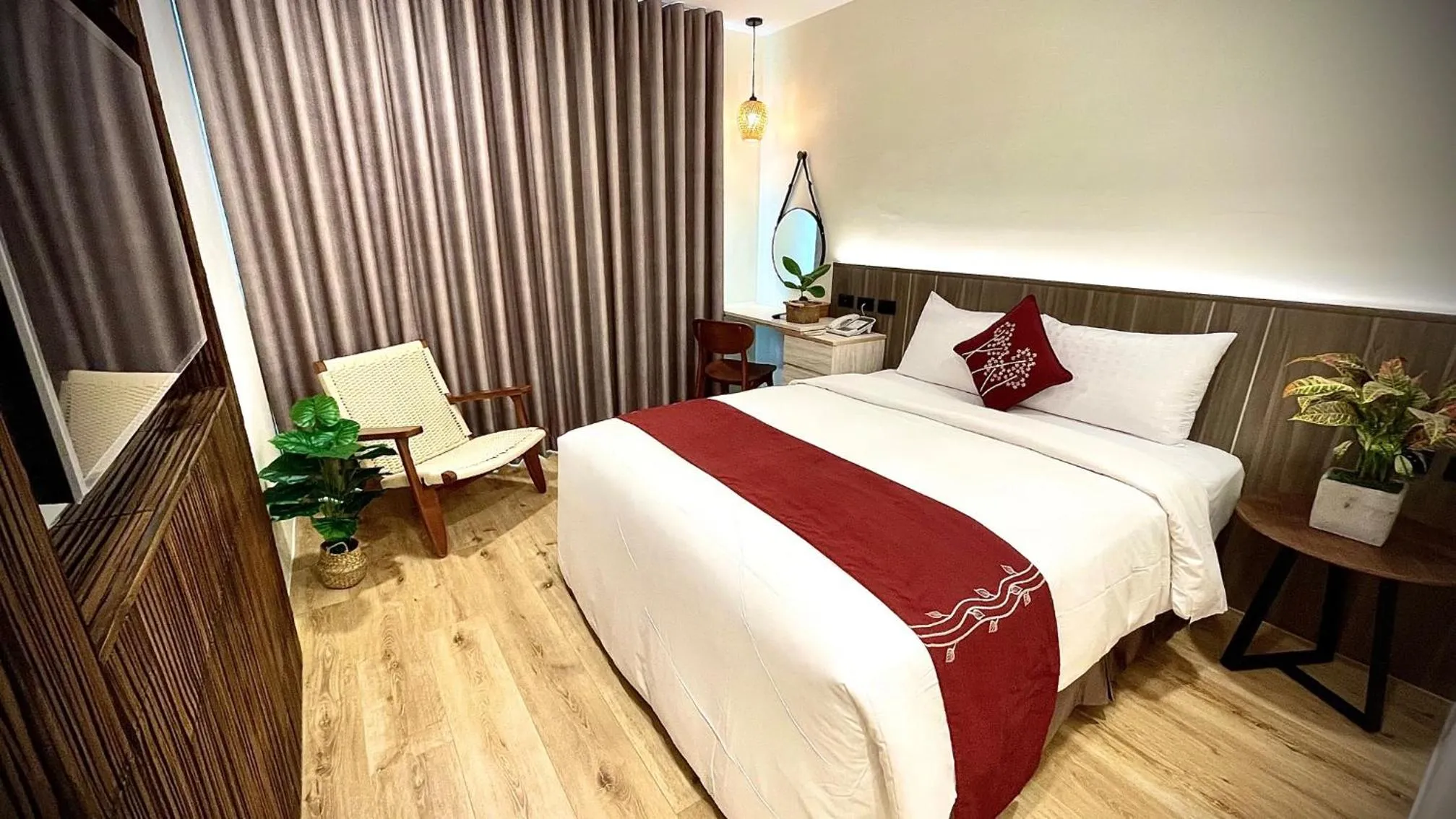 Bed in 海的墾丁旅店 Ocean KT Inn