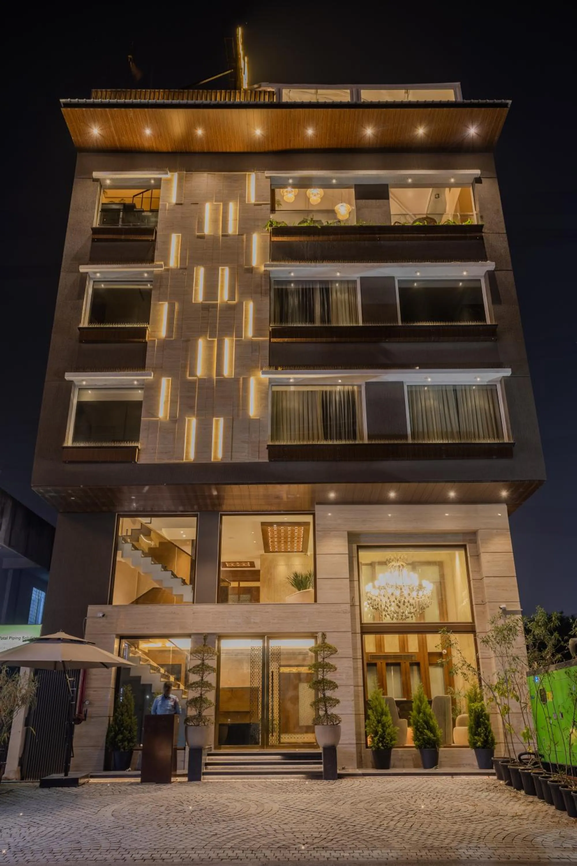 Property building in Hotel Golden Aura