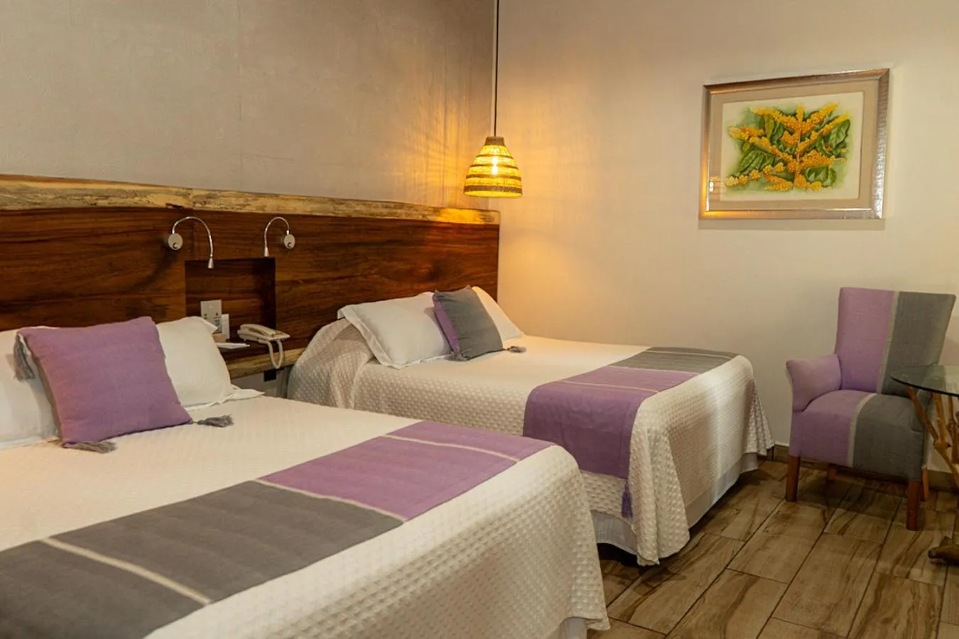 Bed in Hotel Casa Vertiz
