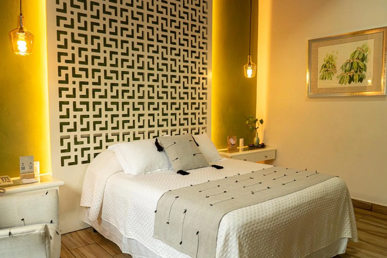 Bed in Hotel Casa Vertiz