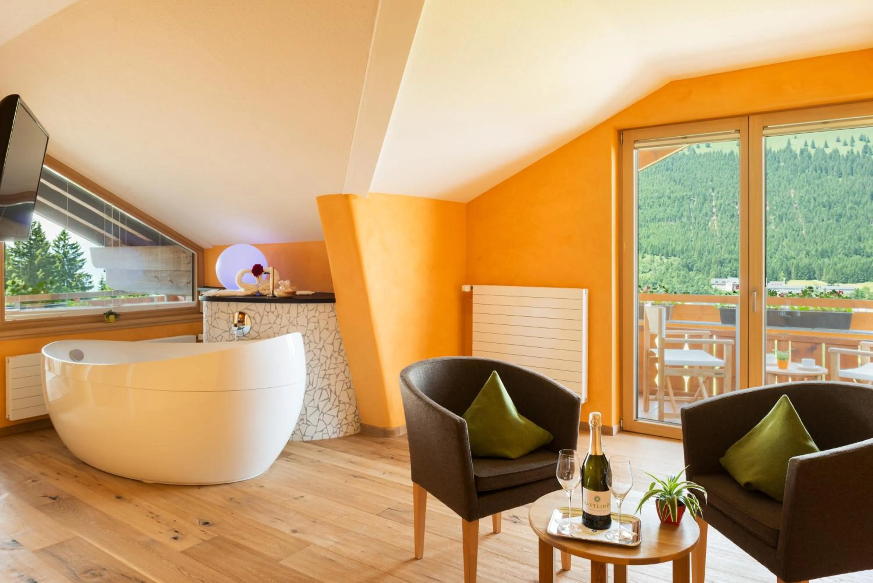 Decorative detail in Biohotel Mattlihüs