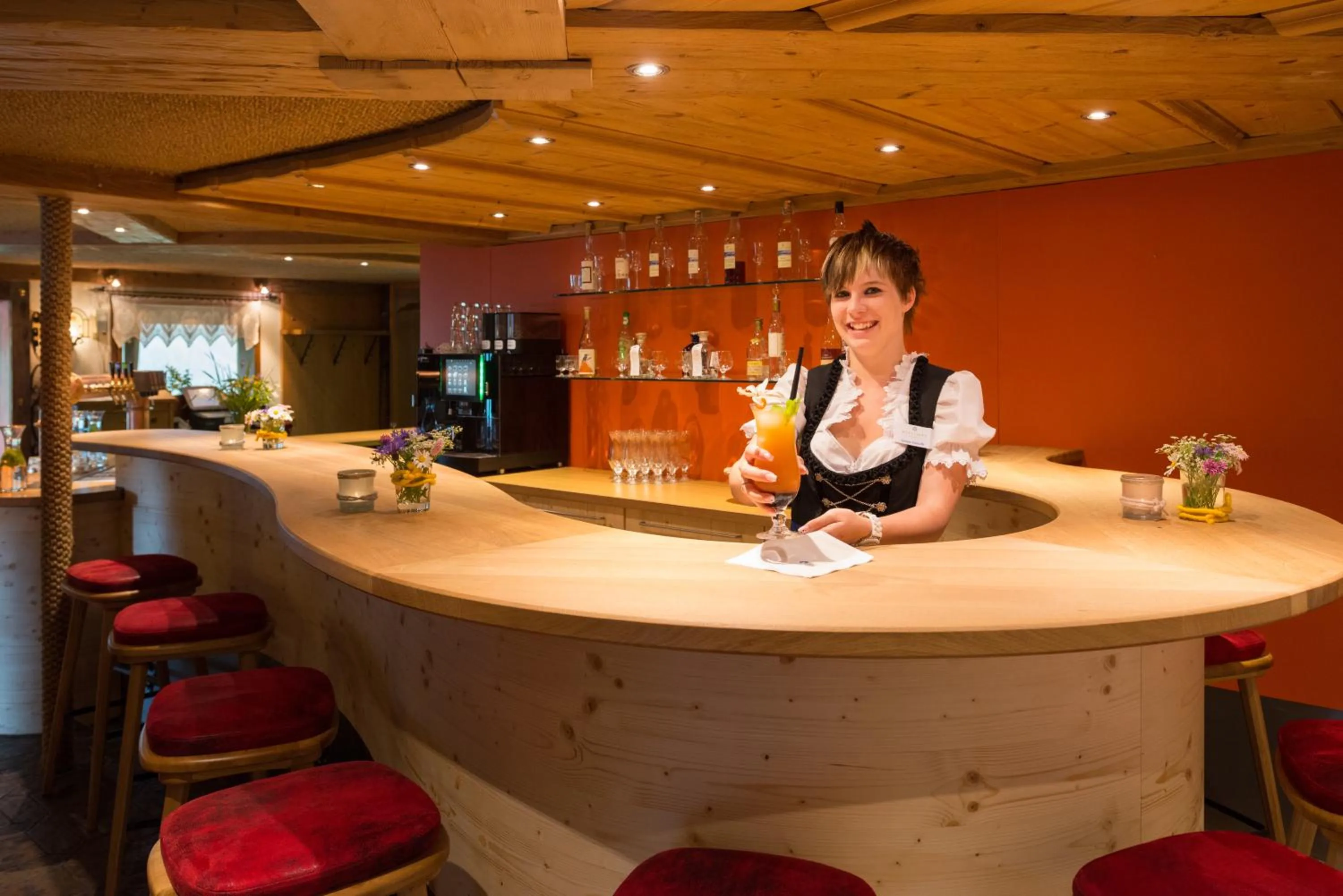 Lounge or bar in Biohotel Mattlihüs