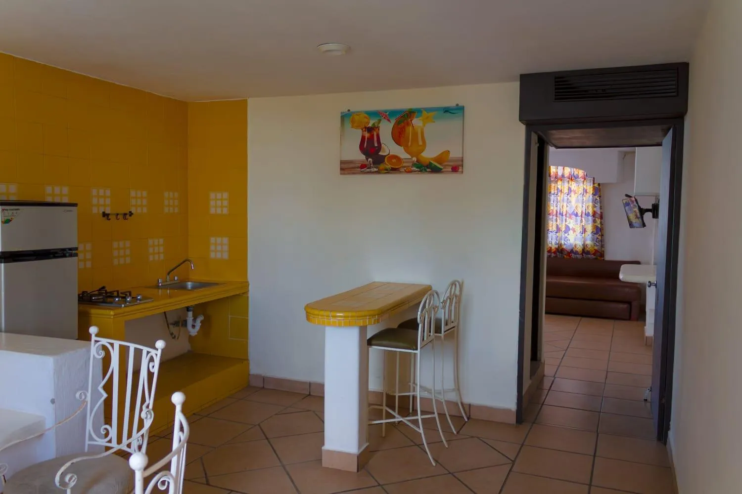 Kitchen or kitchenette in Hotel Vistamar