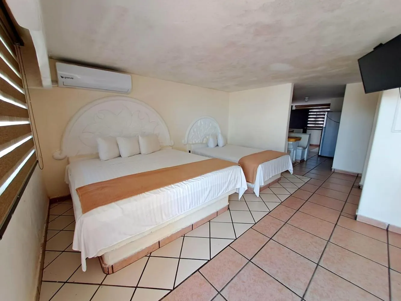 Bed in Hotel Vistamar