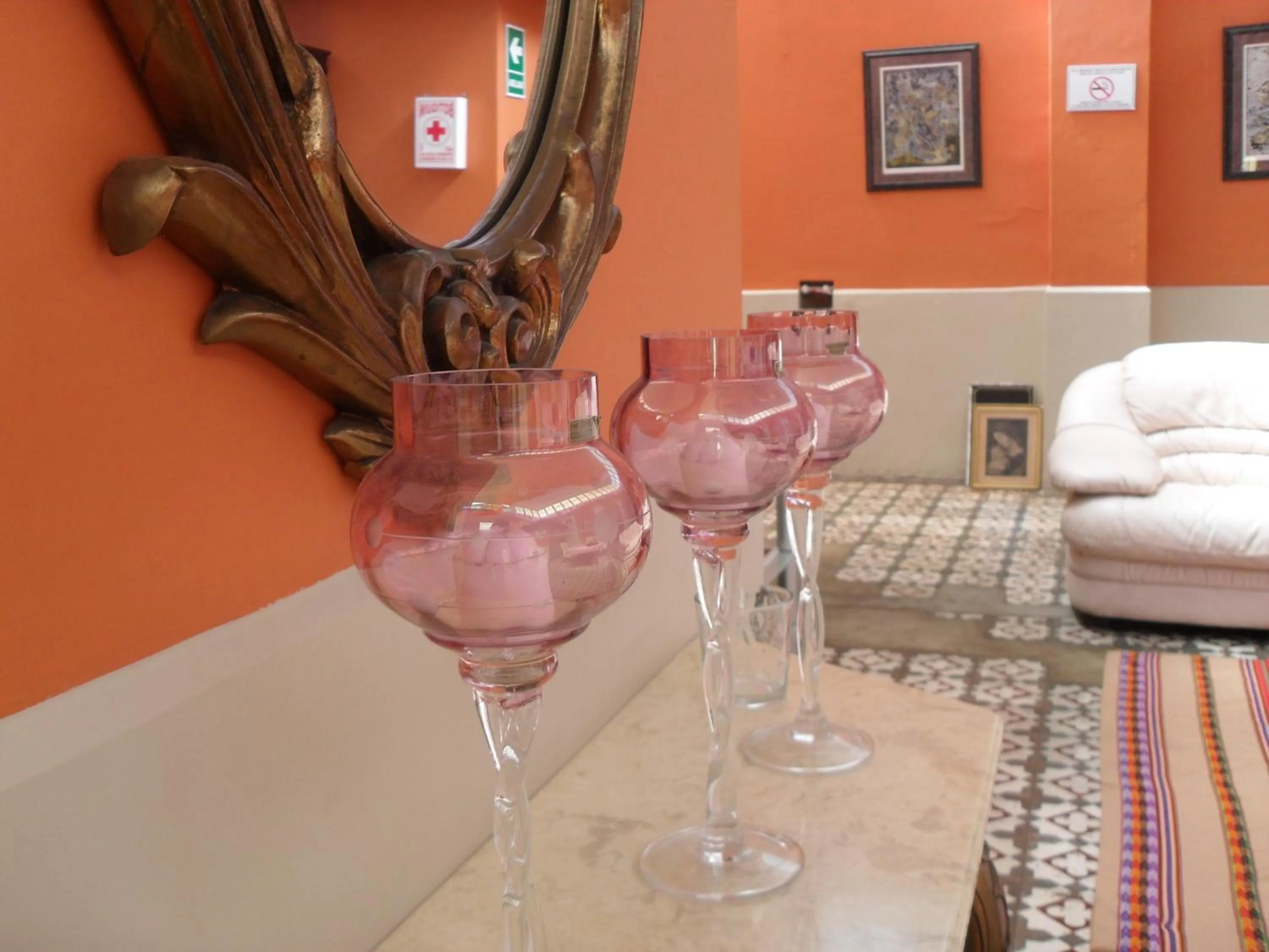 Decorative detail in Residencial Miraflores B&B