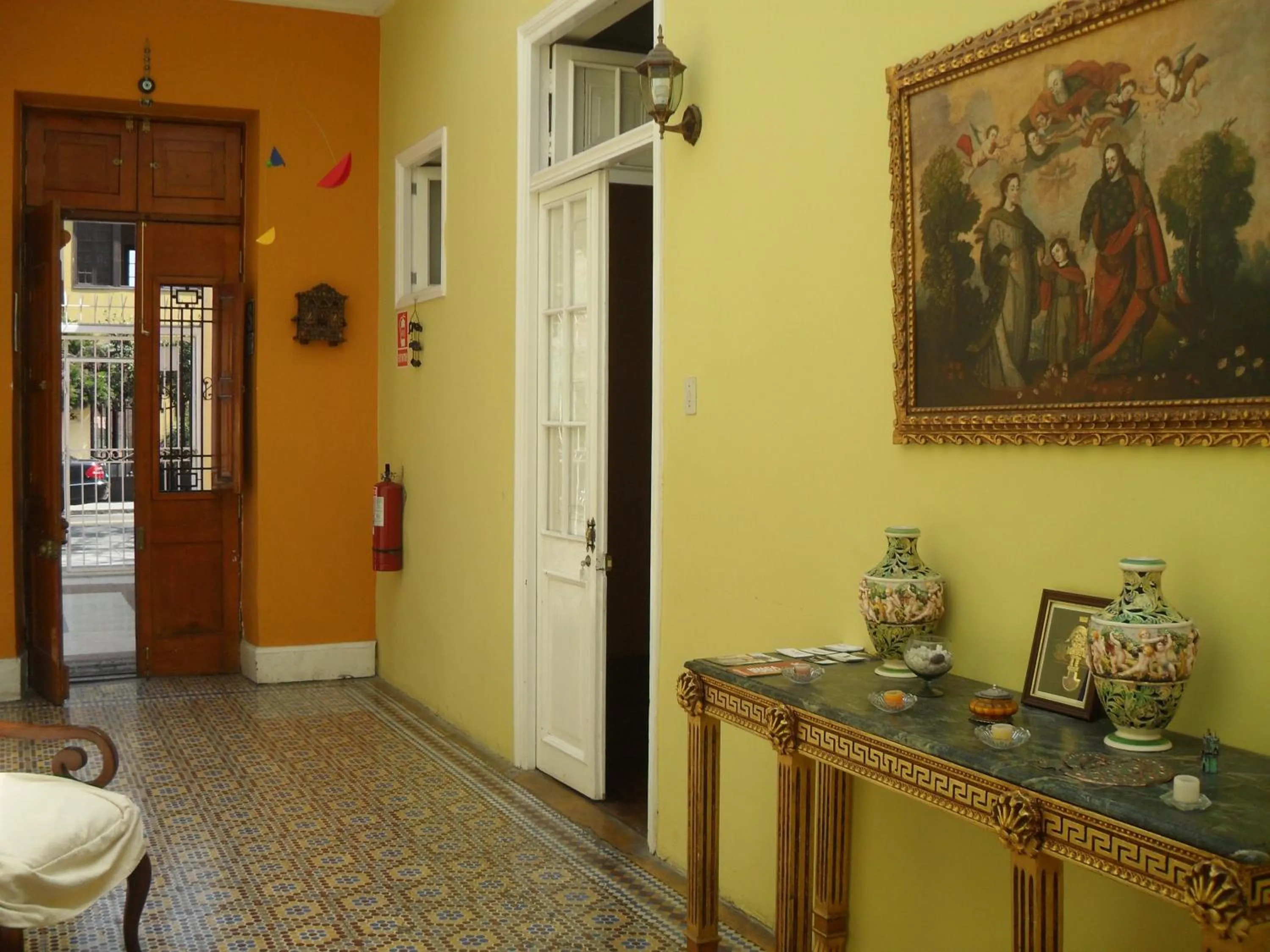 Decorative detail in Residencial Miraflores B&B