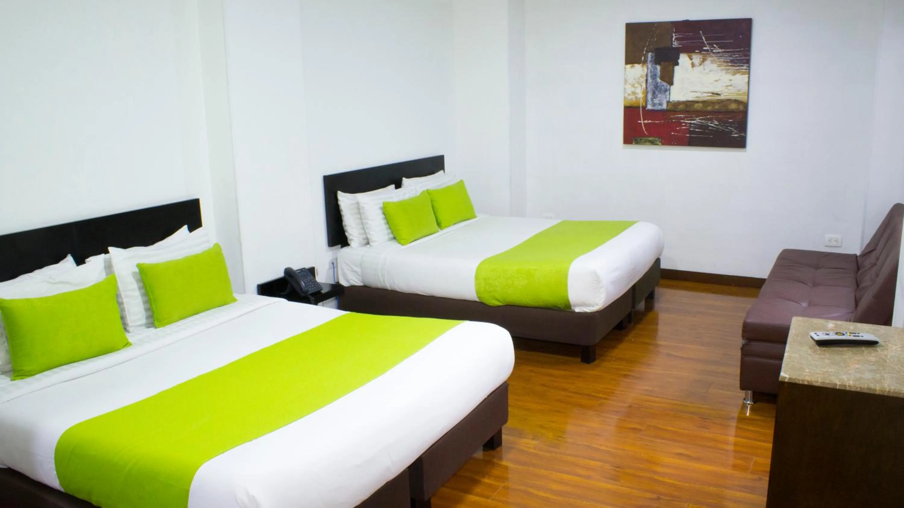 Bed in Hotel macao colombia