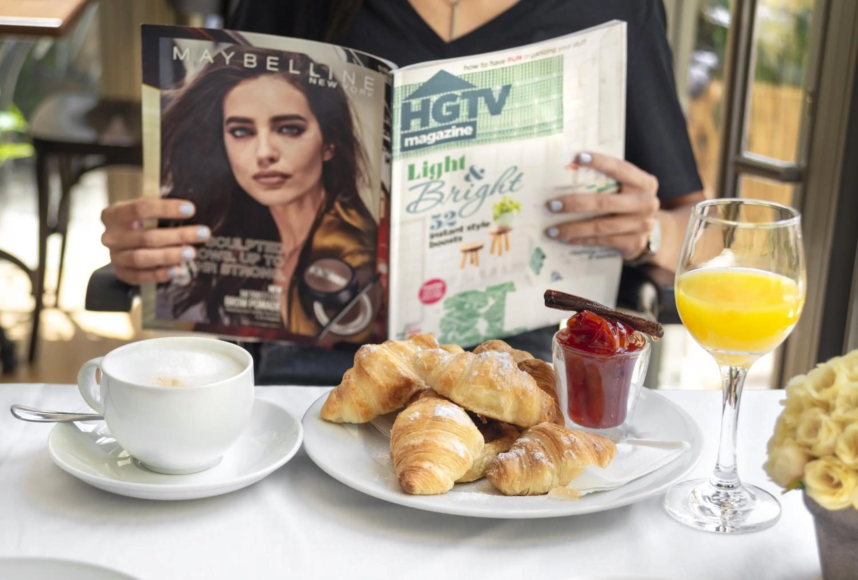 Buffet breakfast in Margosa Boutique Hotel Tel-Aviv Jaffa