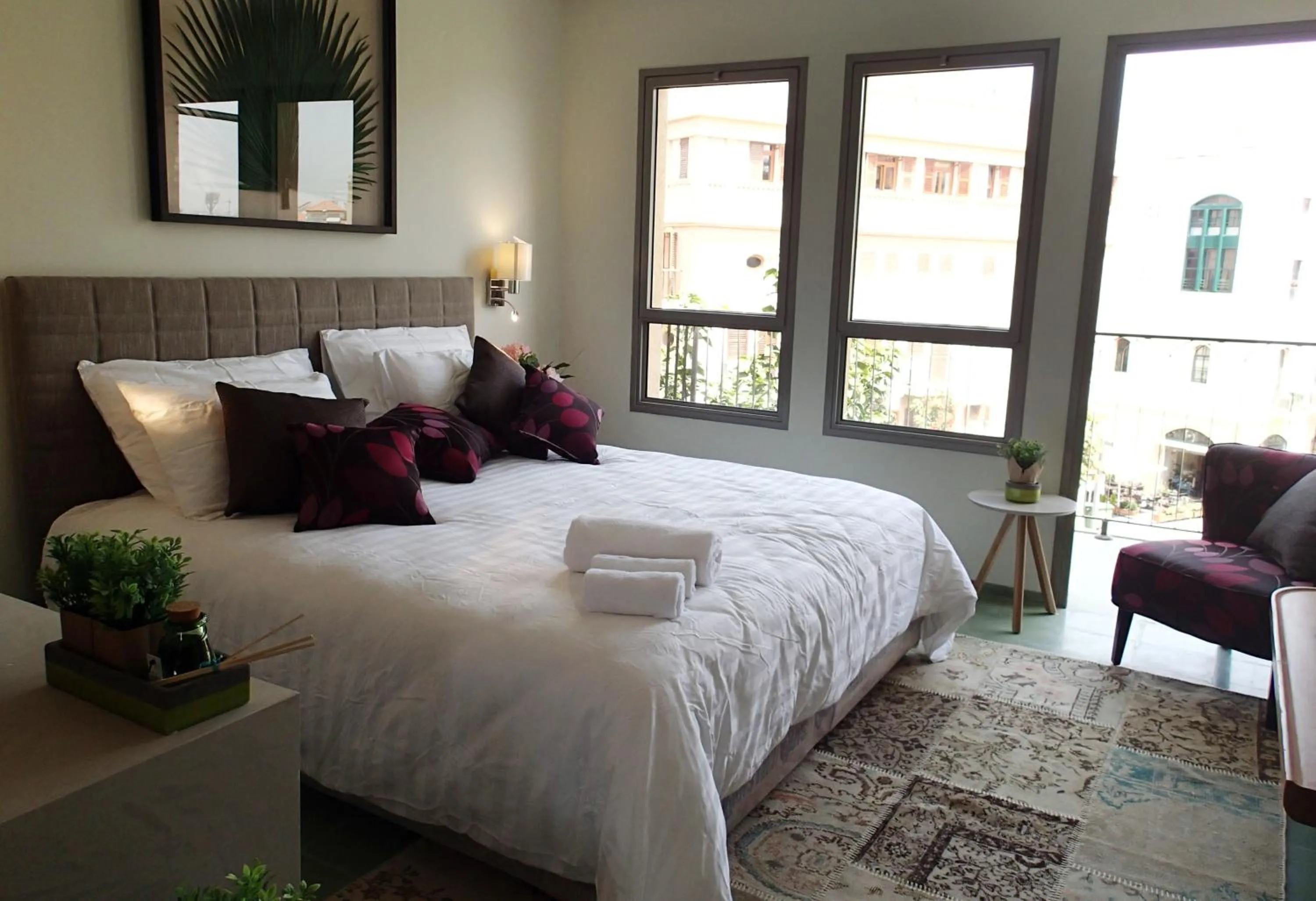 Photo of the whole room, Bed in Margosa Boutique Hotel Tel-Aviv Jaffa