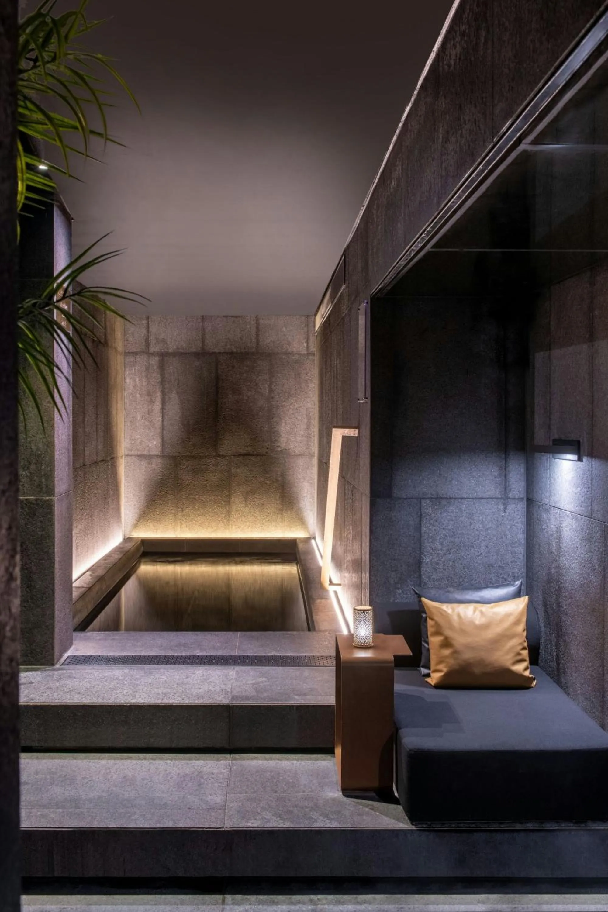 Swimming pool, Bed in W Amsterdam