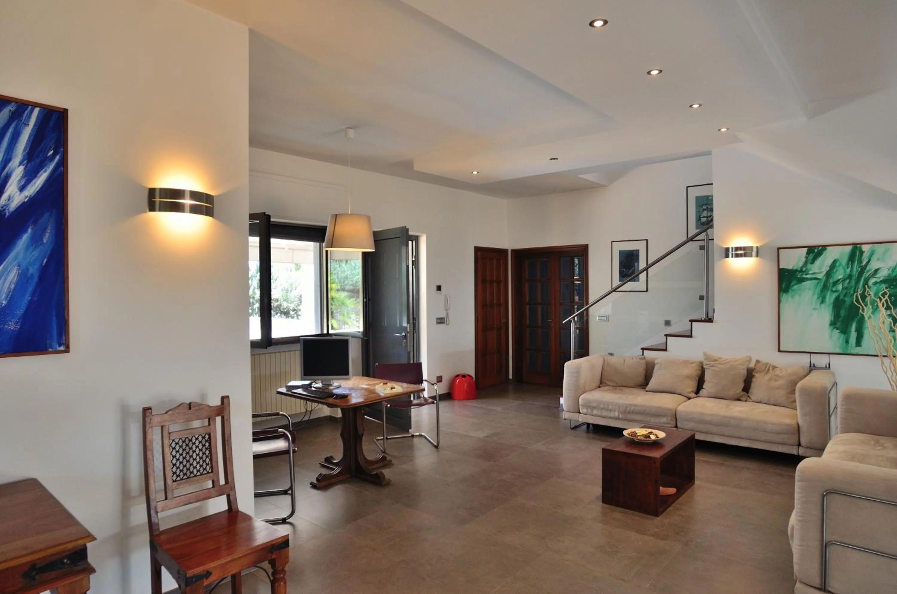 Lobby or reception in Bed and Breakfast La Villa AMBIENTI SANIFICATI CON GENERATORE DI OZONO