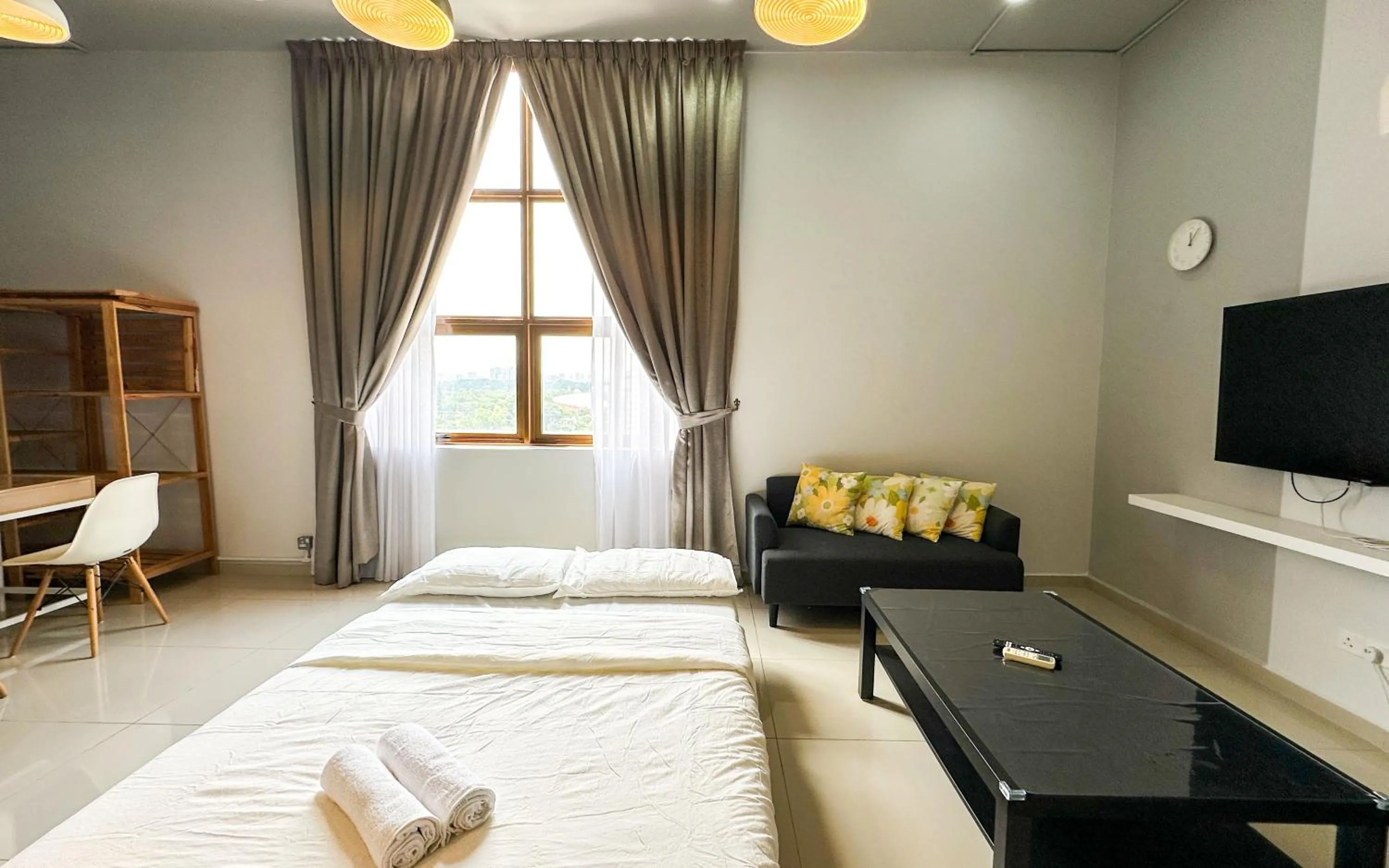 TV and multimedia, Bed in Pinnacle Kelana Jaya by Airhost