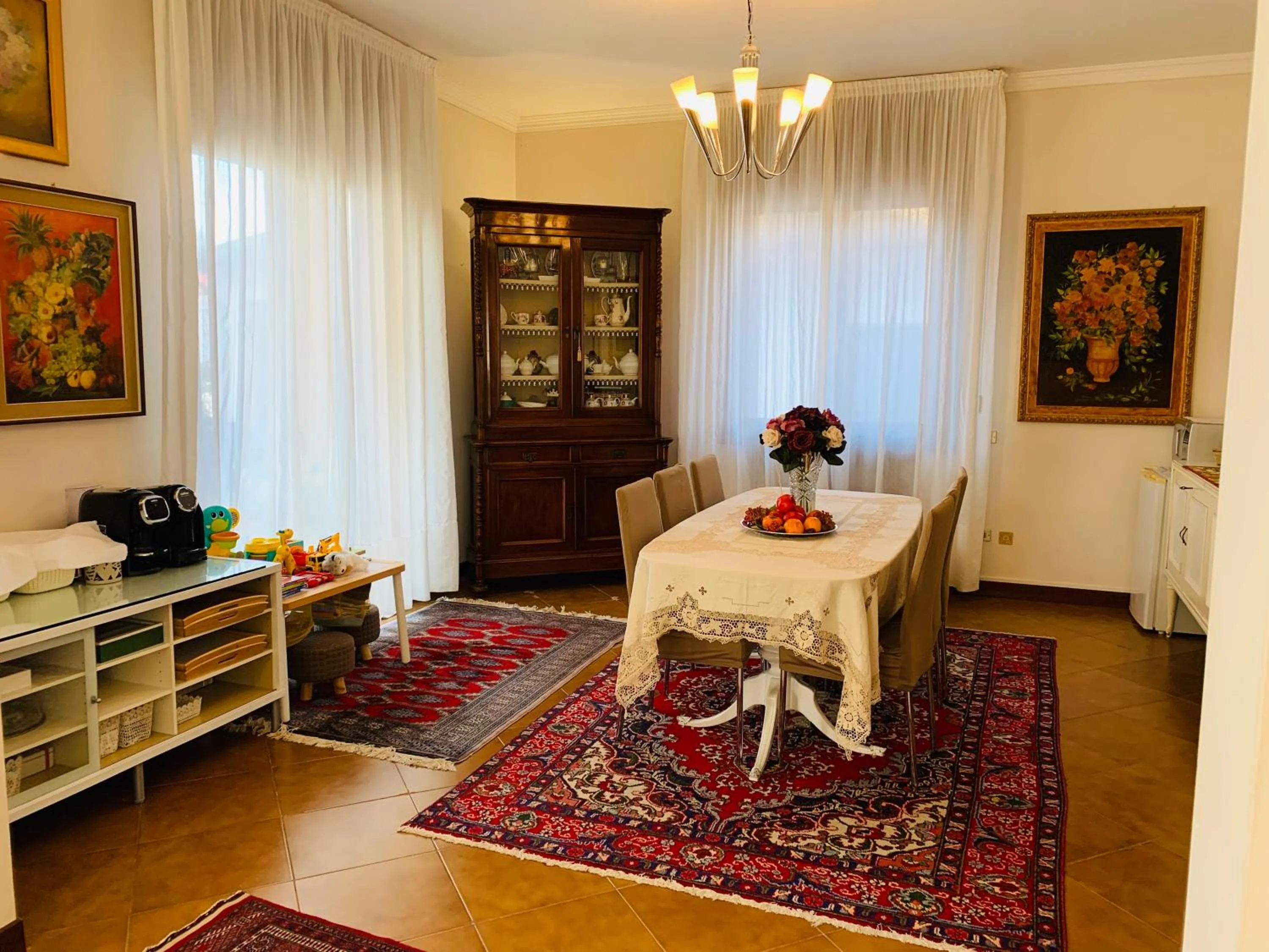 Living room in B&B Casa Silingardi