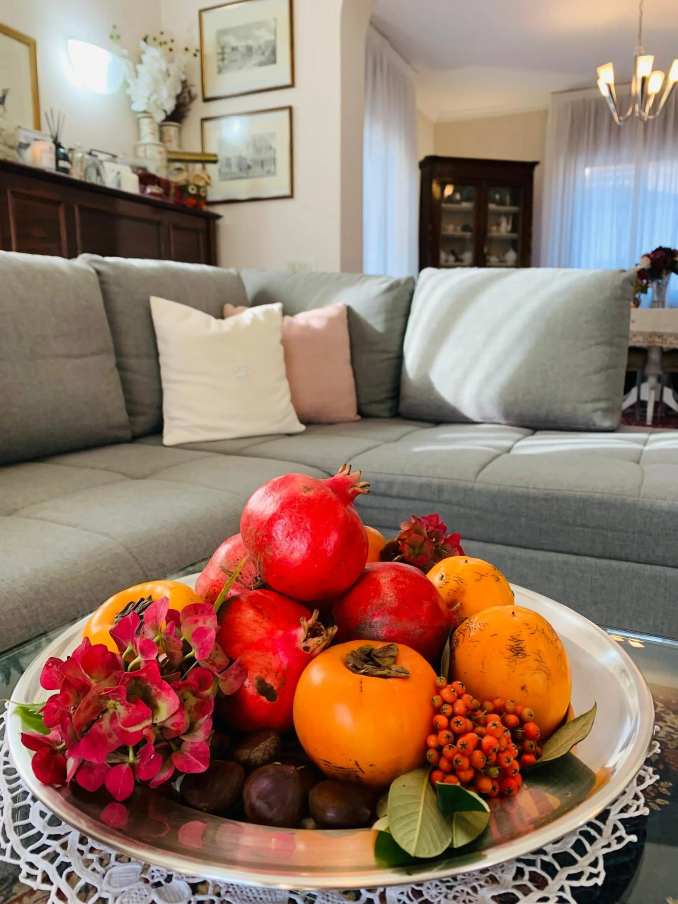 Living room in B&B Casa Silingardi