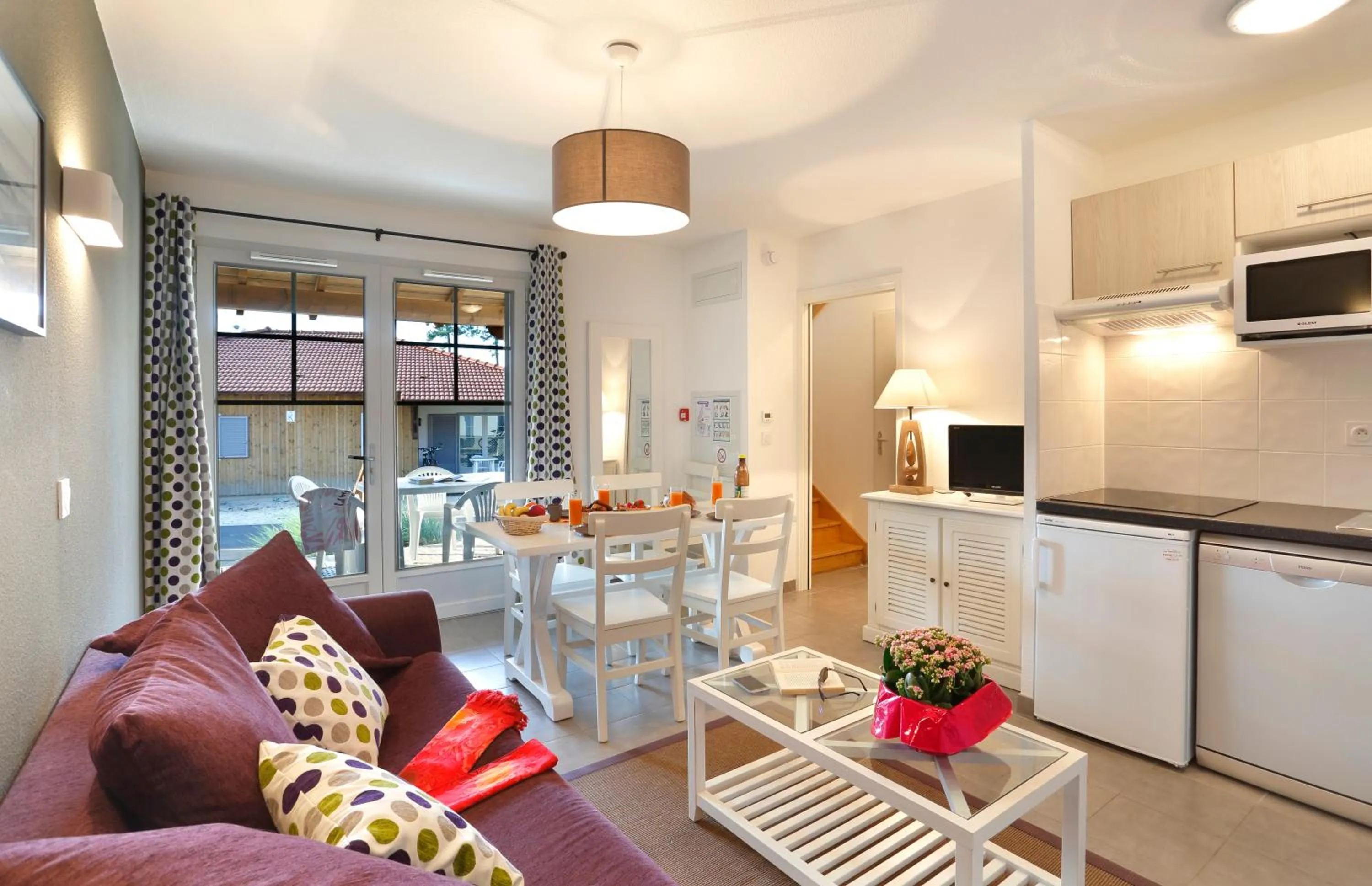 Living room in Résidence Néméa le Domaine des Dunes
