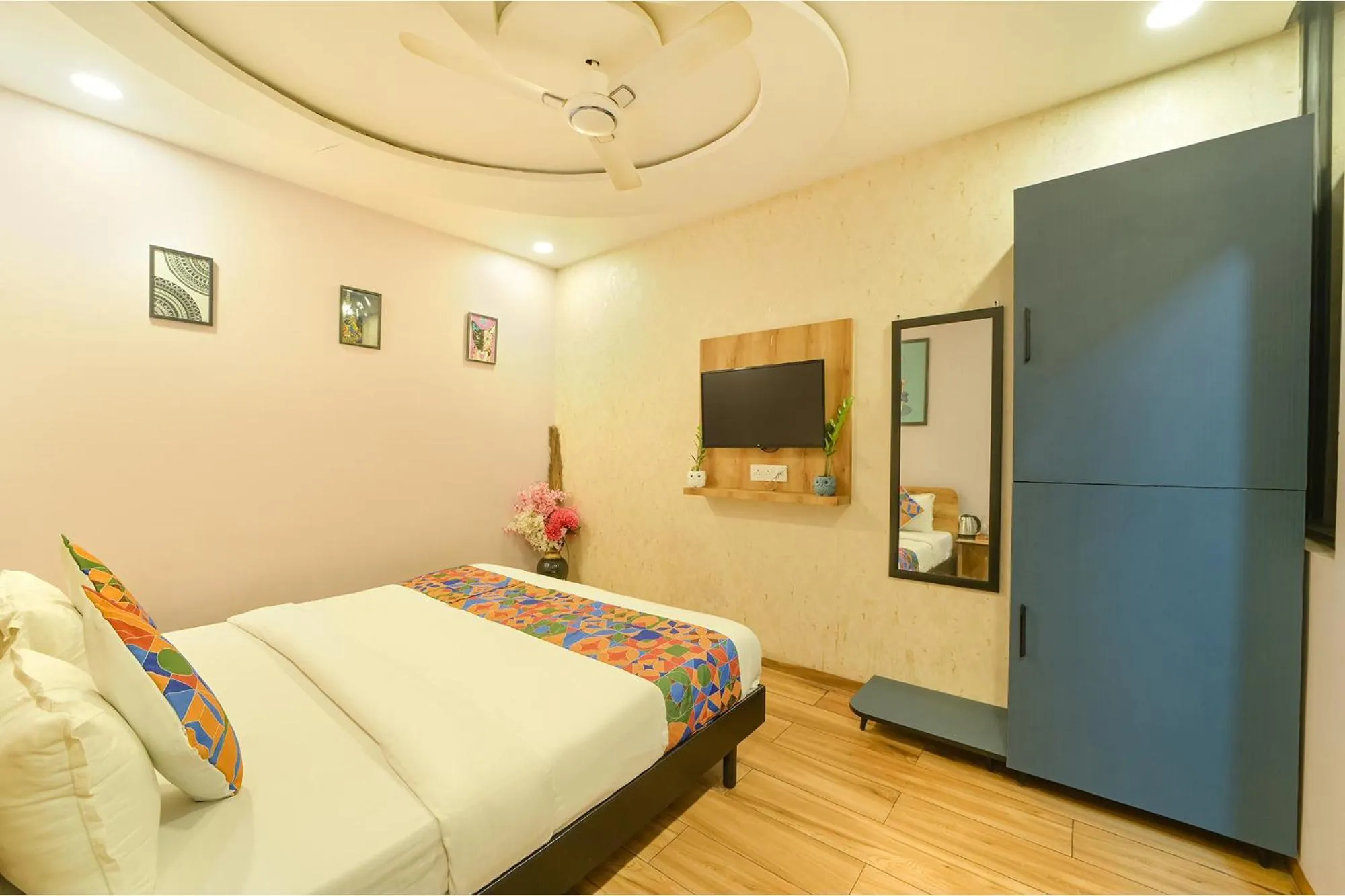 Bed in FabHotel Blooming Beds Pearl