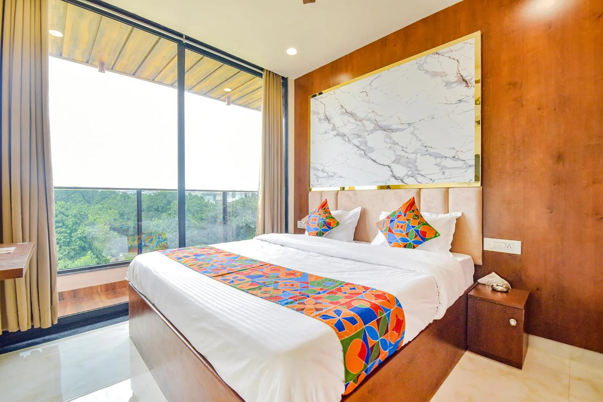 Bed in FabHotel Blooming Beds Pearl