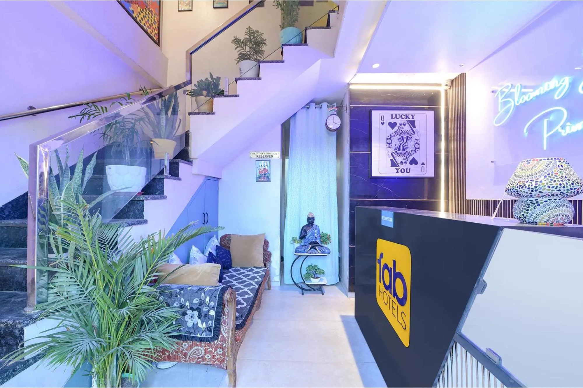 Lobby or reception in FabHotel Blooming Beds Pearl