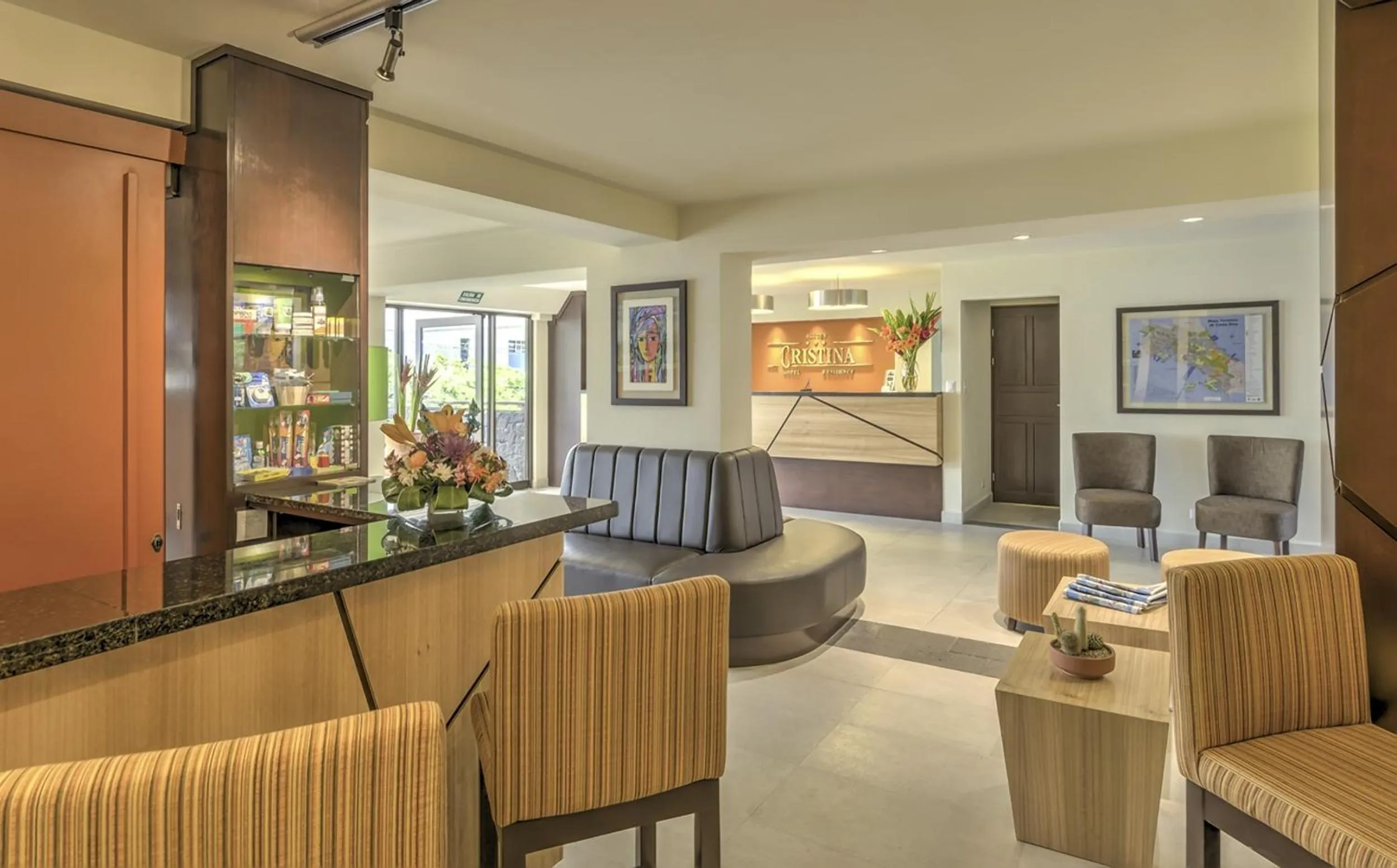 Lobby or reception in Hotel Residence Inn Suites Cristina