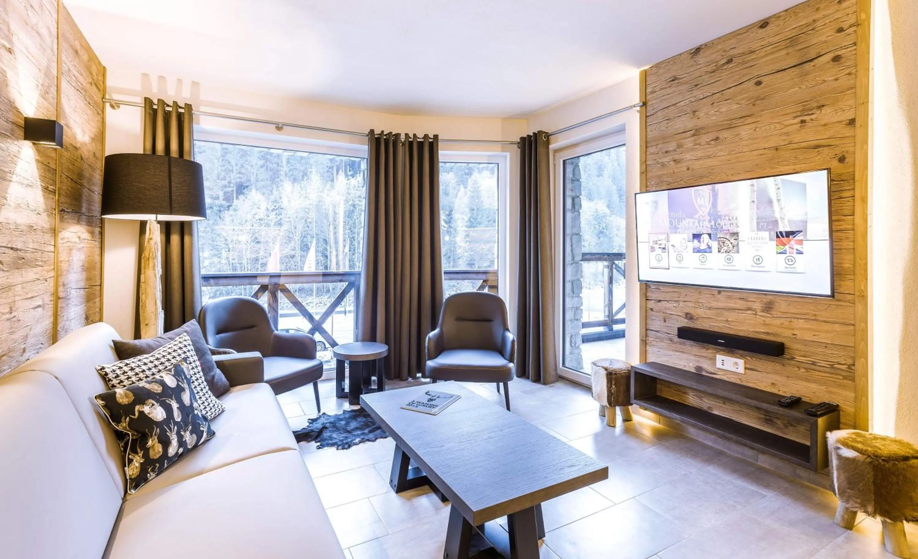 Living room in AvenidA Mountain Lodges Saalbach